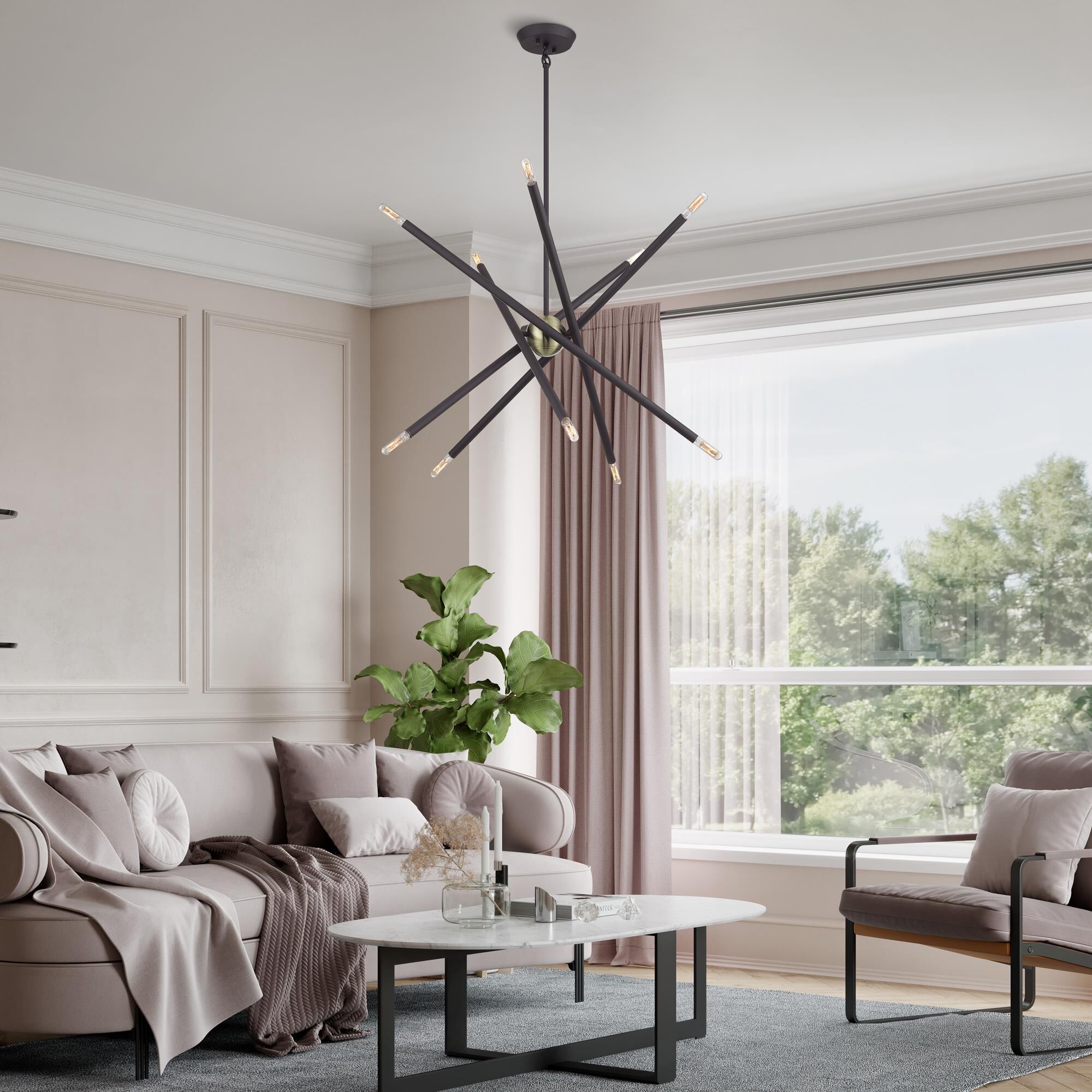 Soho 28 Inch Chandelier by Livex Lighting