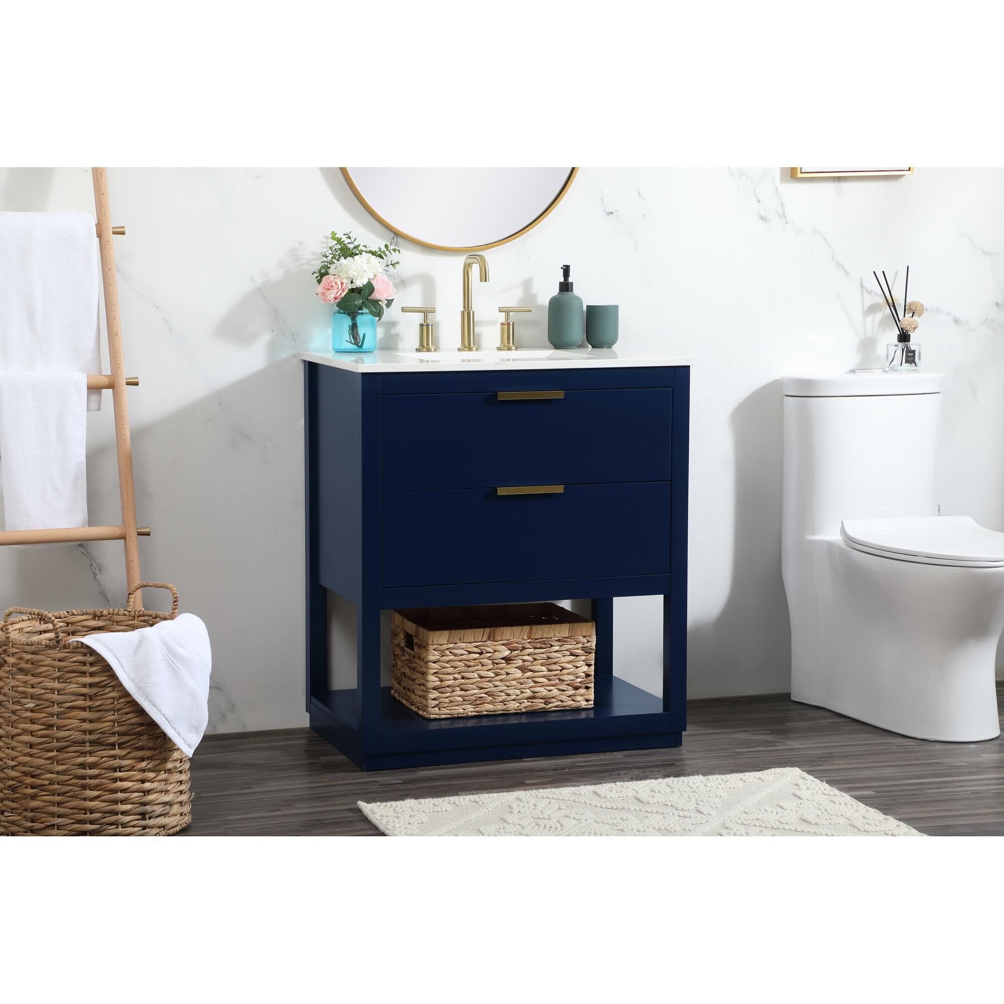 Larkin 30 Inch Bath Vanity by Elegant Decor