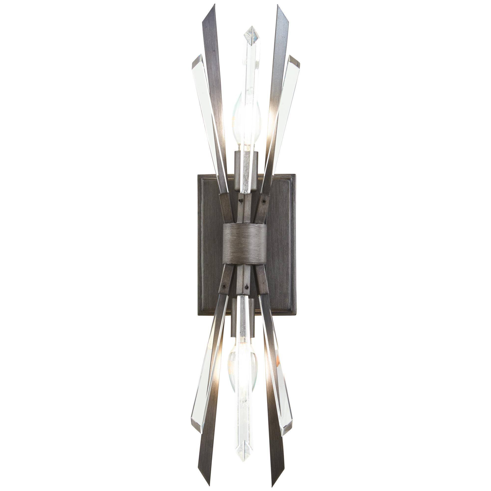 Shown in Midnight Graphite finish and Crystal glass