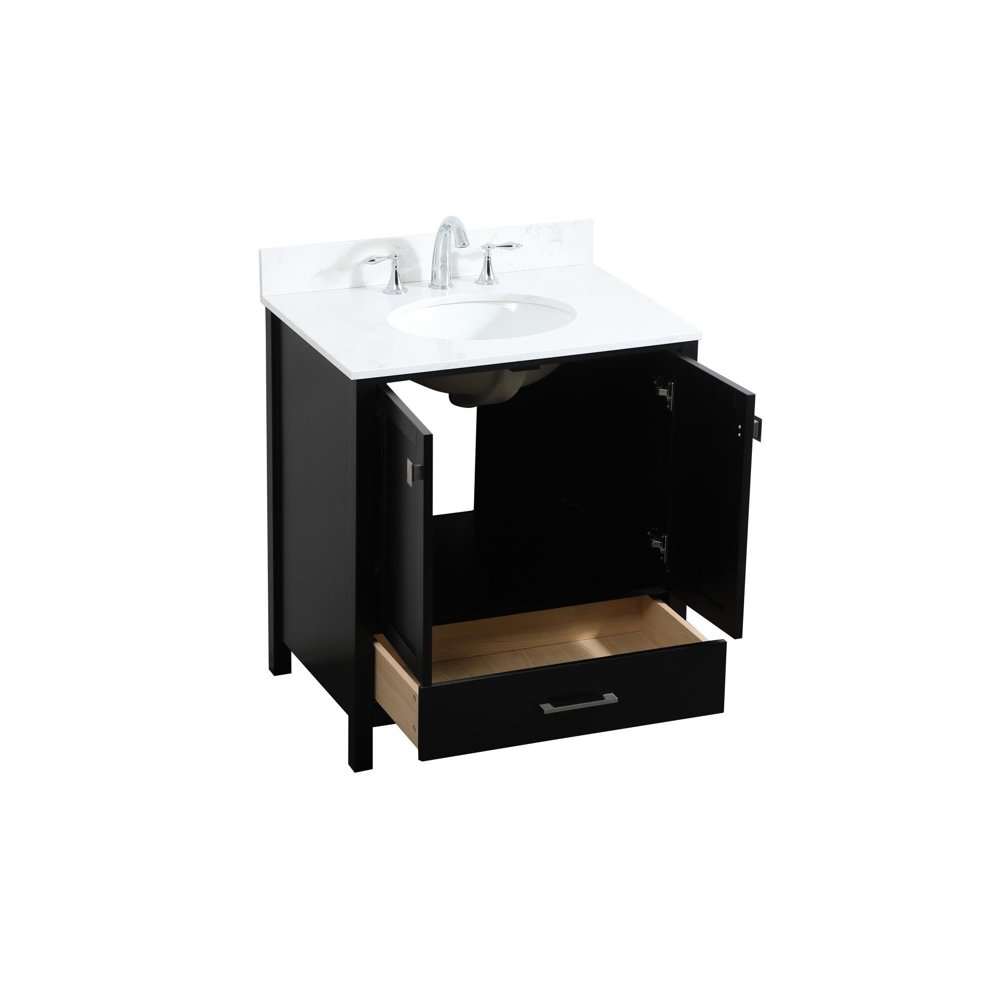 Shown in Black finish