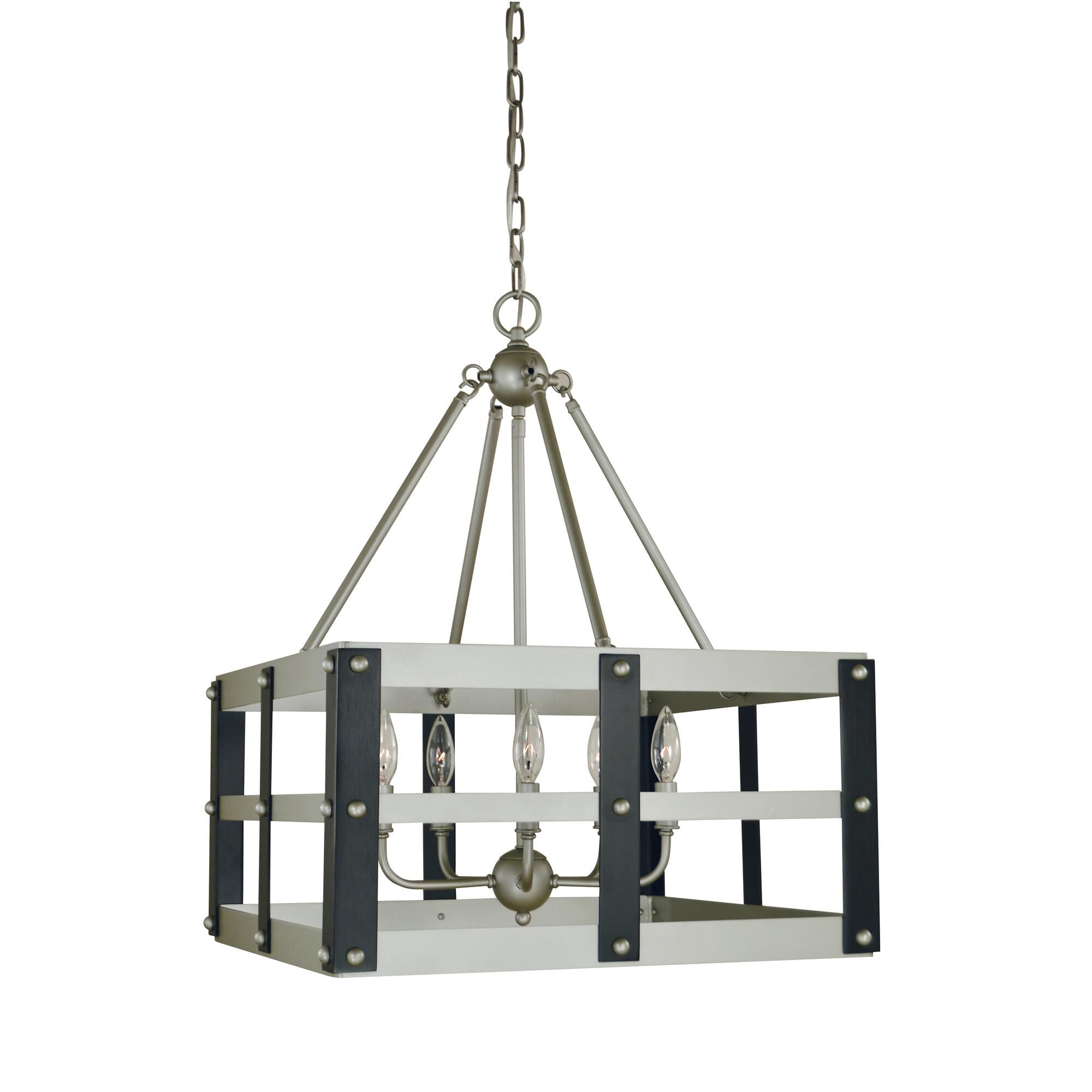 Metro Artisan 20 Inch 5 Light Mini Chandelier by Framburg