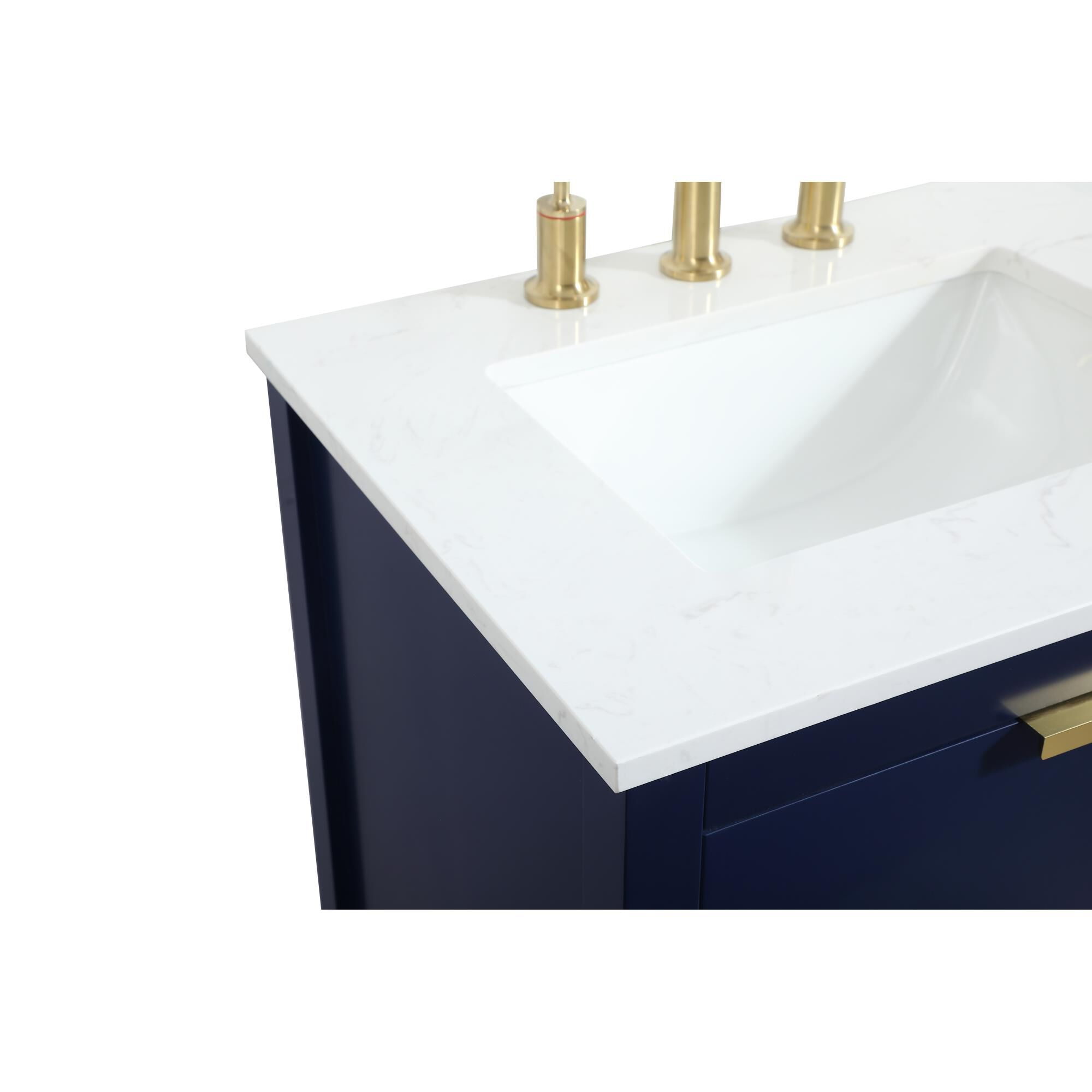 Shown in Blue finish