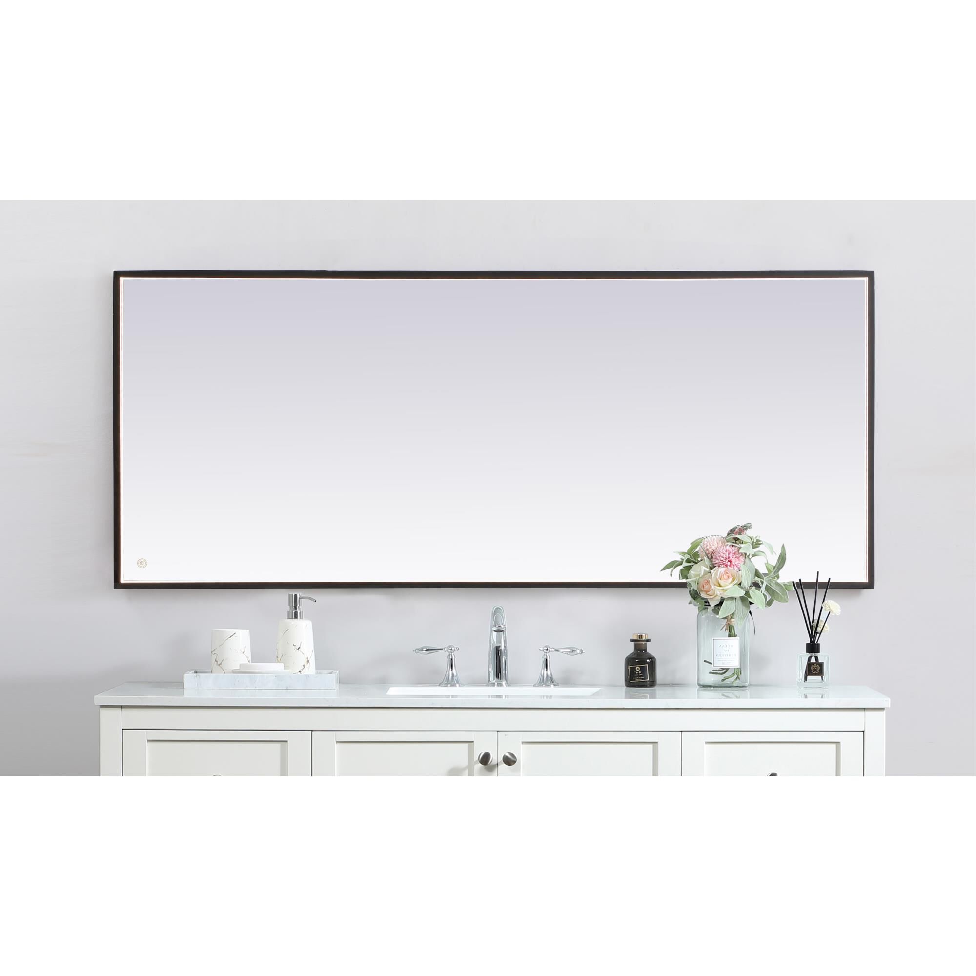 Pier LED Lighted Mirror by Elegant Decor