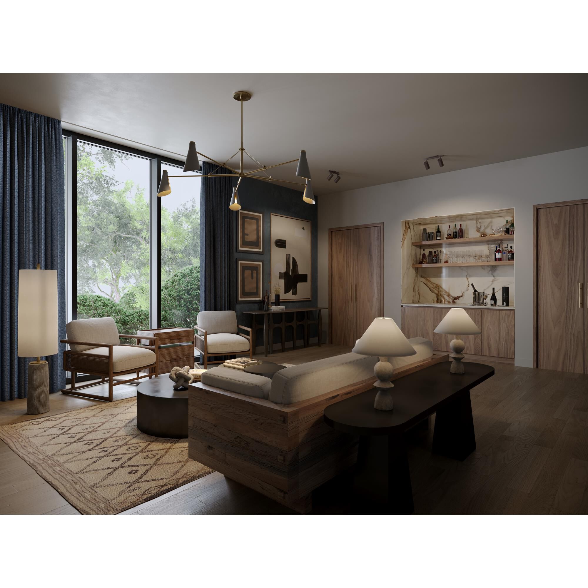 Andersen 69 Inch Chandelier by Troy Lighting