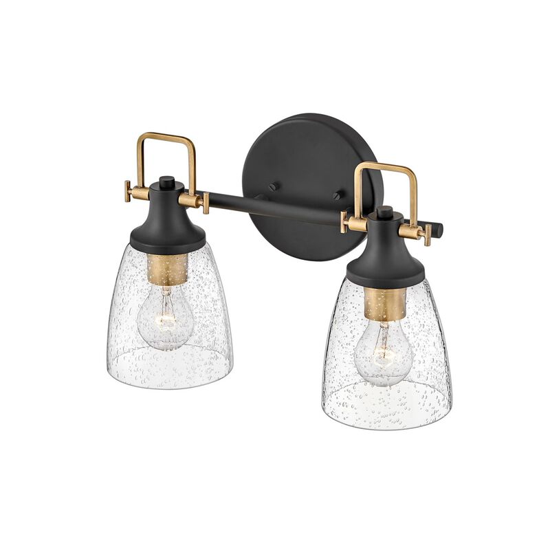Easton 14 Inch 2 Light Bath Vanity Light by Hinkley