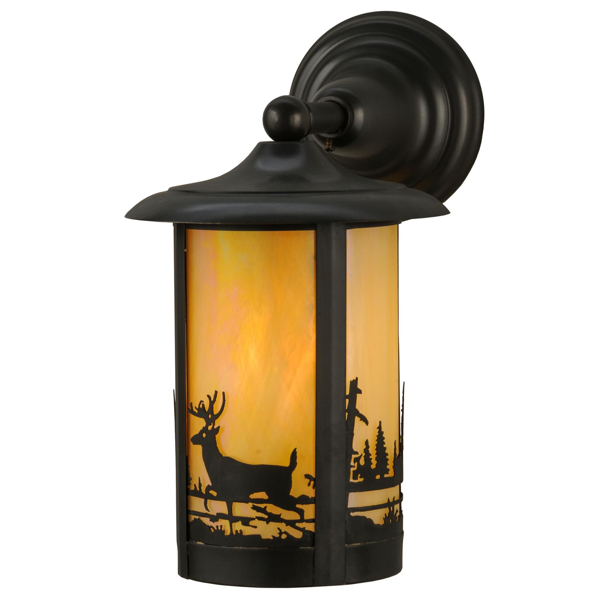 Fulton Deer Creek 13 Inch Wall Sconce by Meyda Lighting