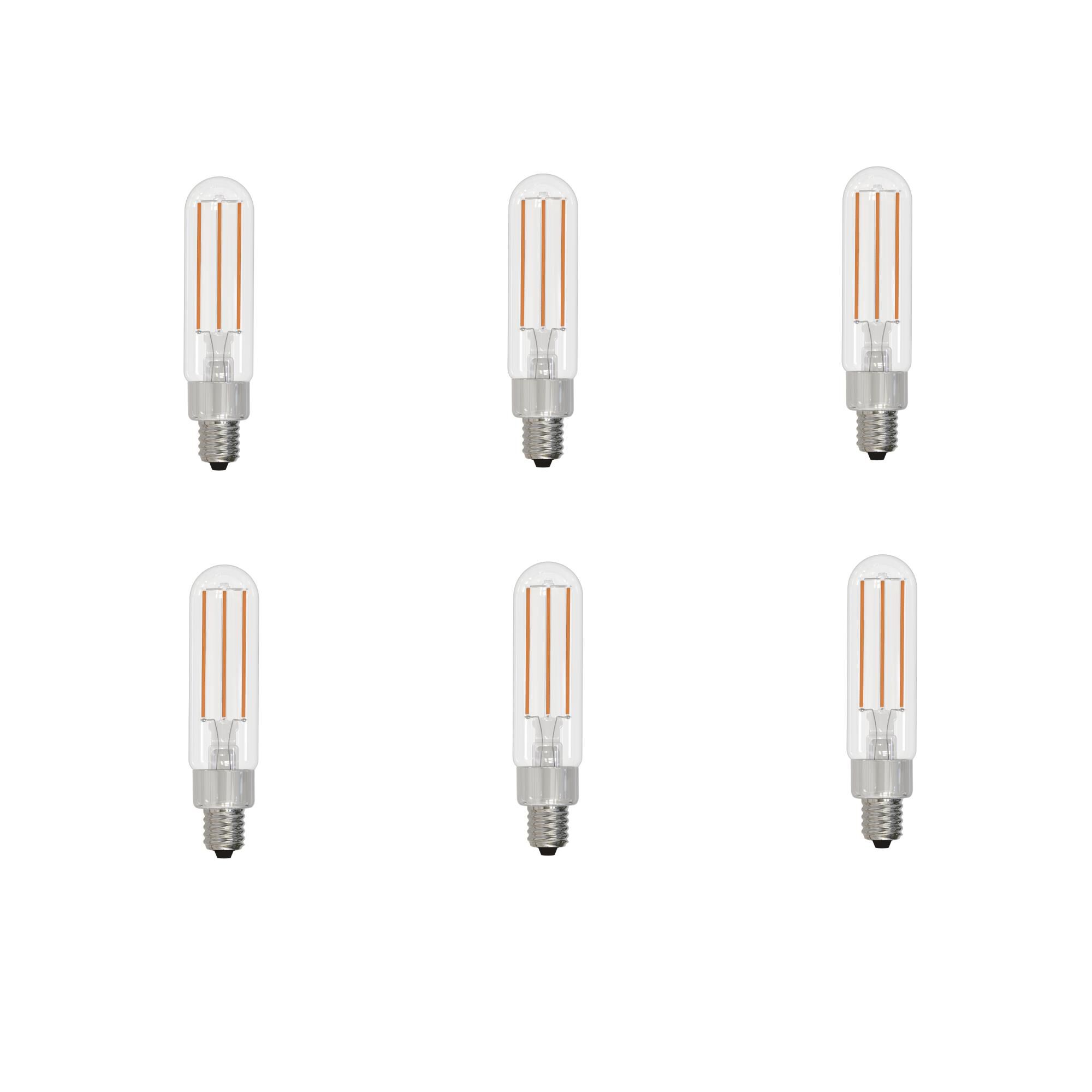 Dimmable 2.5 Watt 2700K T6 LED Light Bulb by Bulbrite