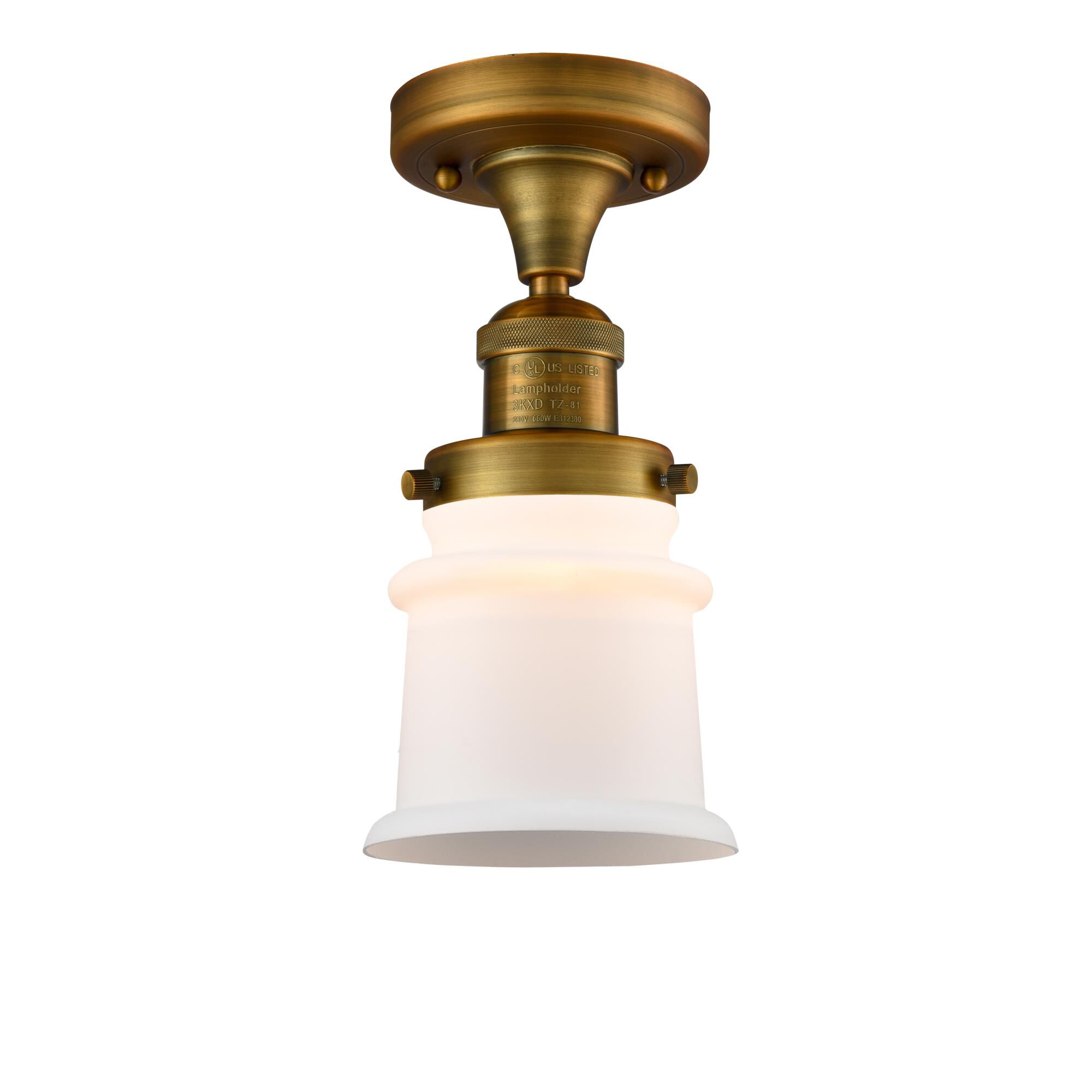 Bruno Marashlian Canton 6 Inch 1 Light Semi Flush Mount by Innovations Lighting