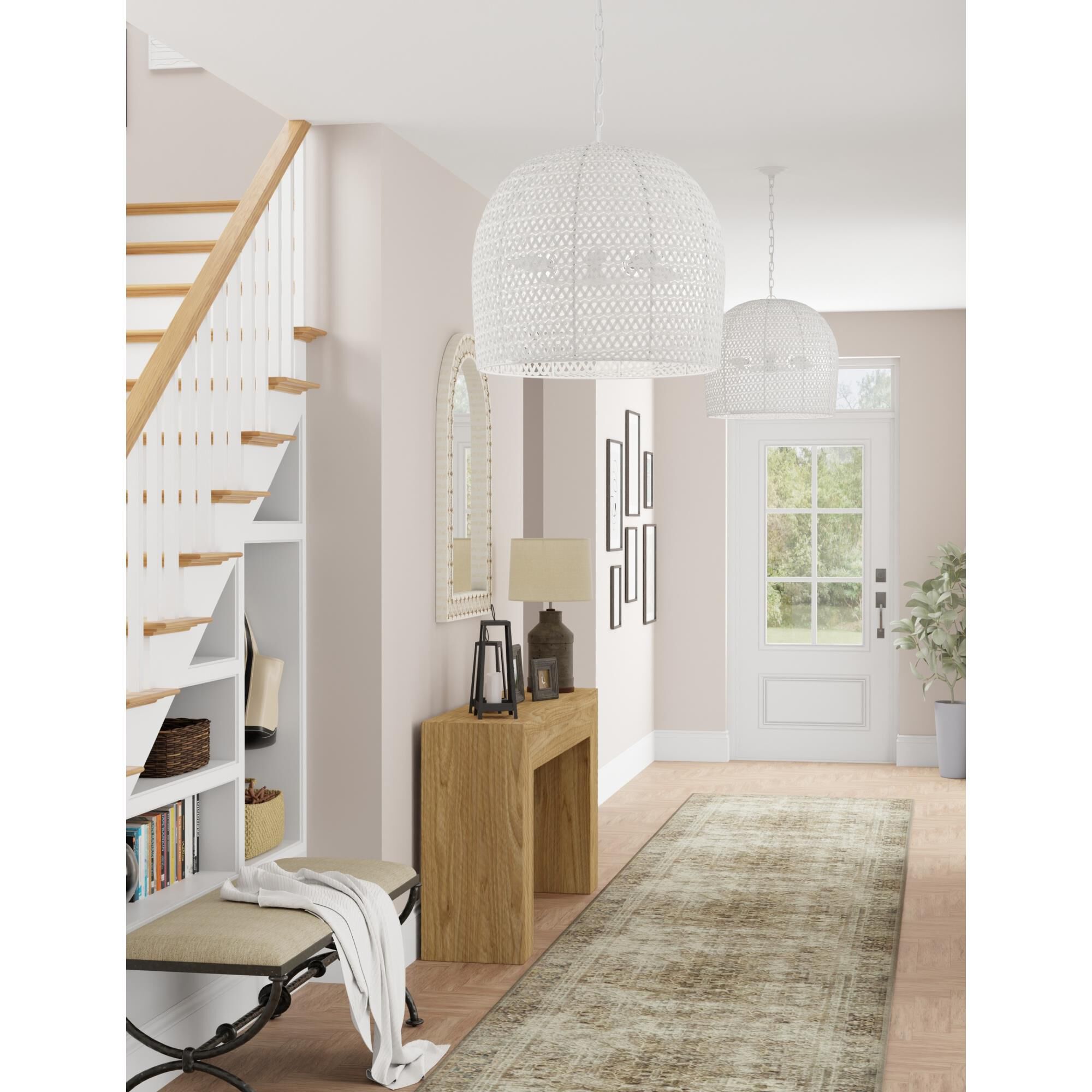 Shown in White finish