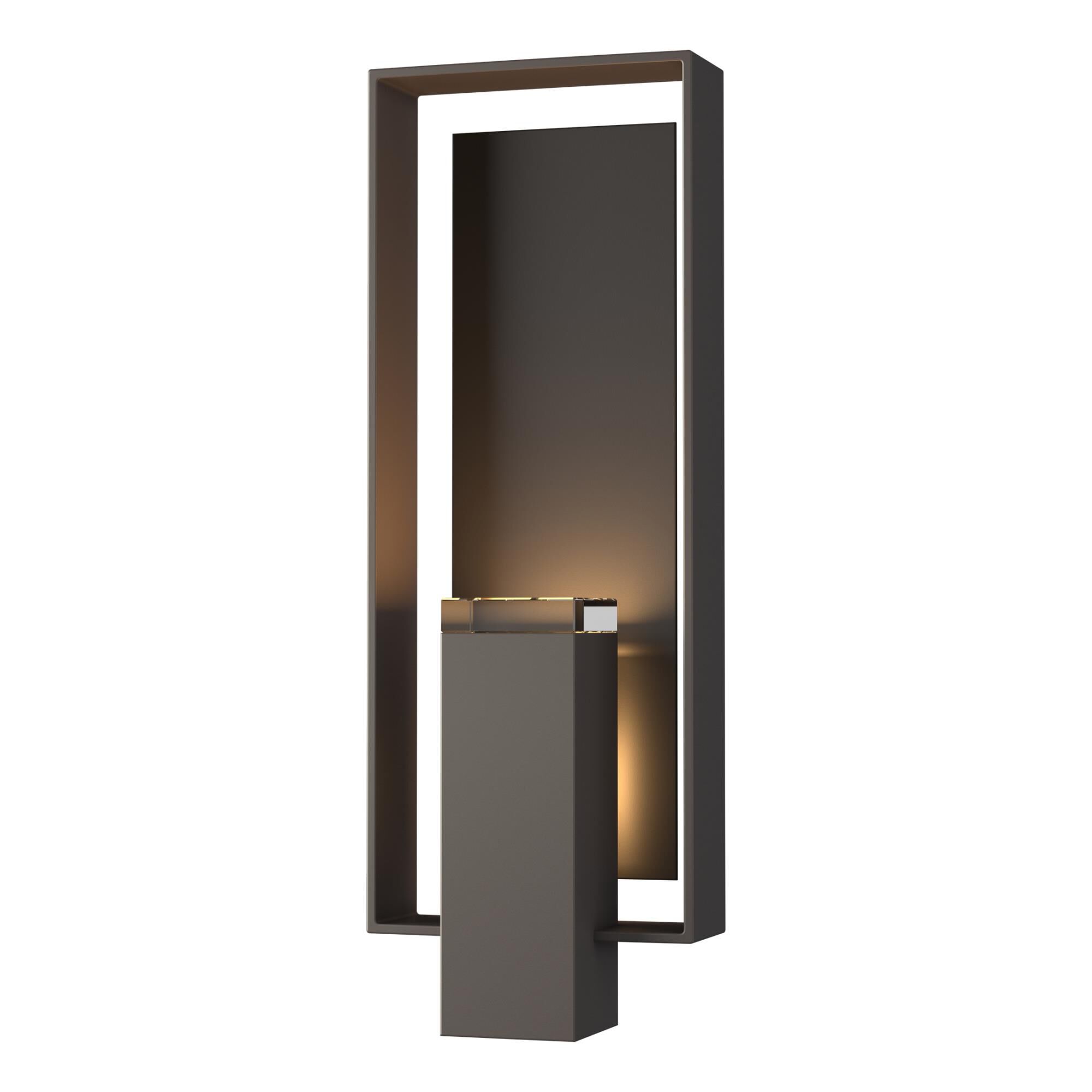 Shown in Coastal Dark Smoke finish and Clear glass and Coastal Oil Rubbed Bronze (14) accent