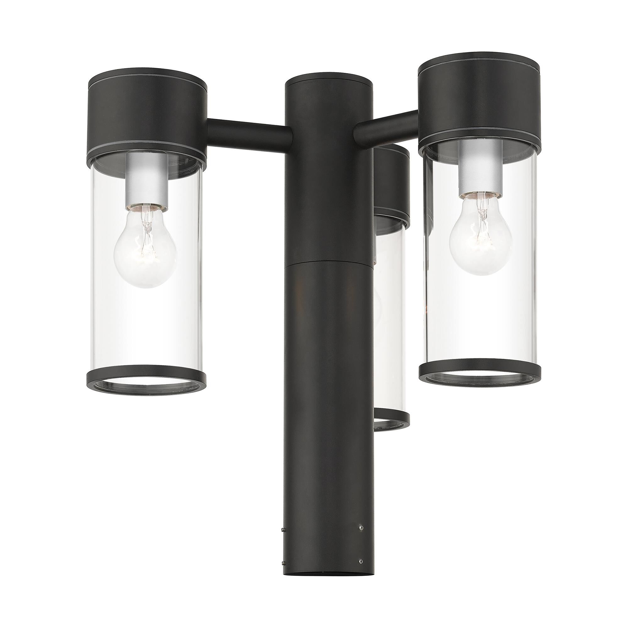 Atlantic 18 Inch Tall 3 Light Outdoor Post Lamp by Livex Lighting