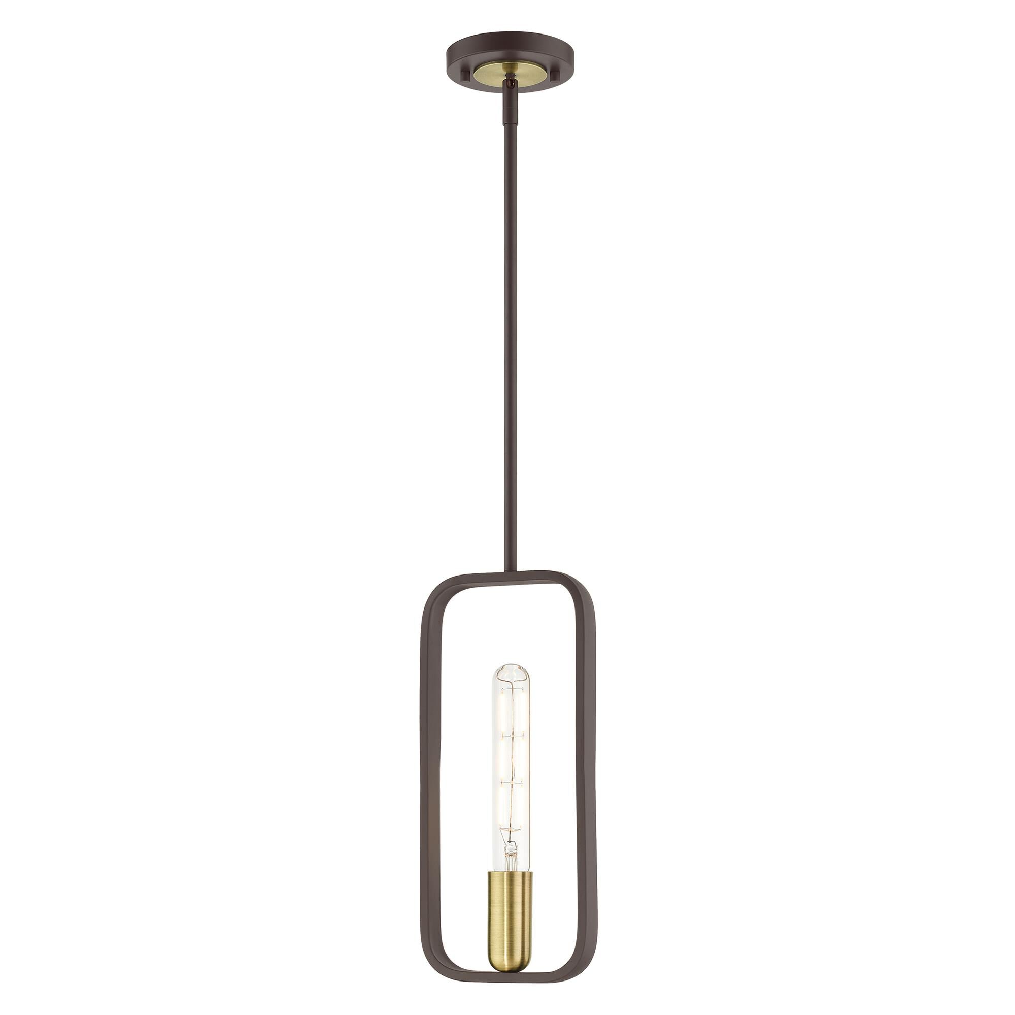Livex Lighting Bergamo 7 Inch Mini Pendant