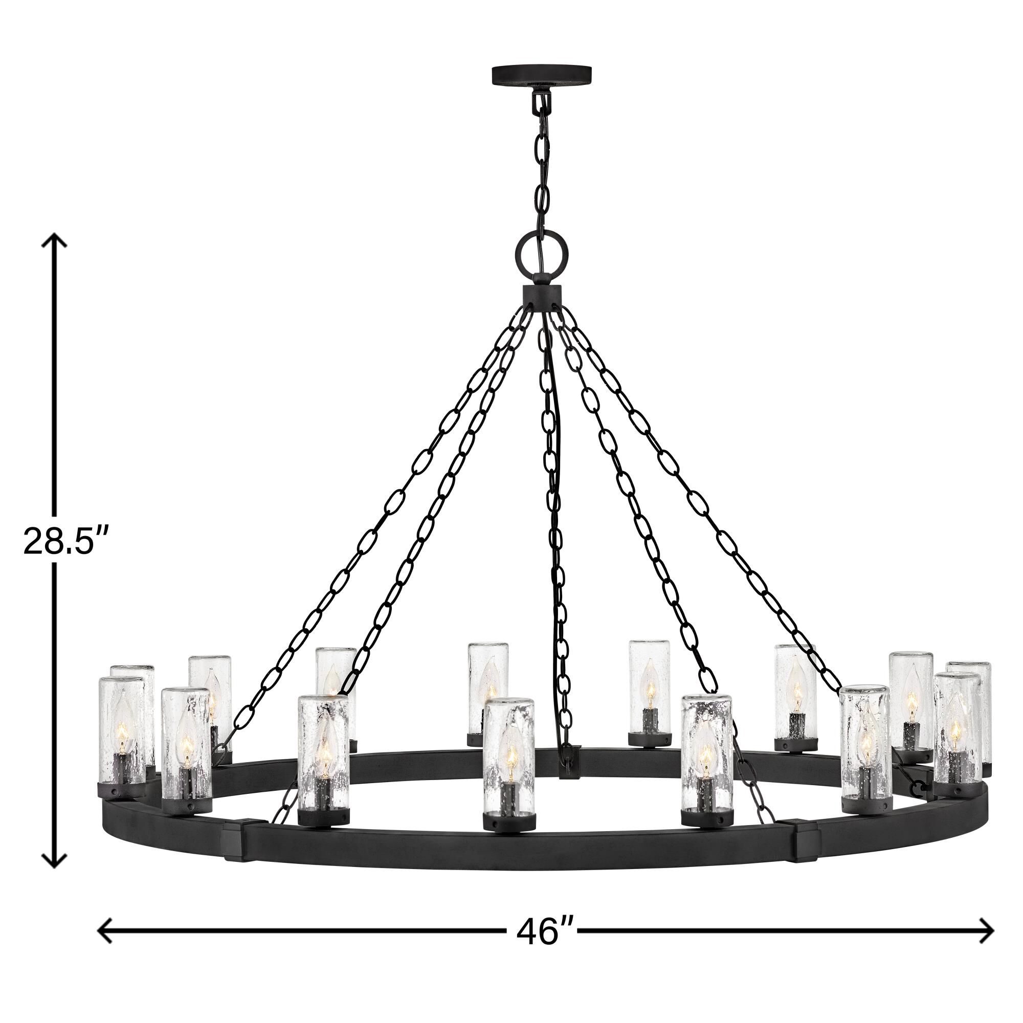 Sawyer 28 Inch Tall 15 Light Outdoor Hanging Lantern by Hinkley Lighting
