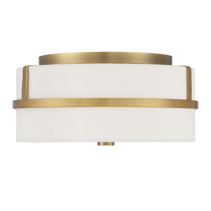 13 Inch 2 Light LED Flush Mount by Meridian Lighting