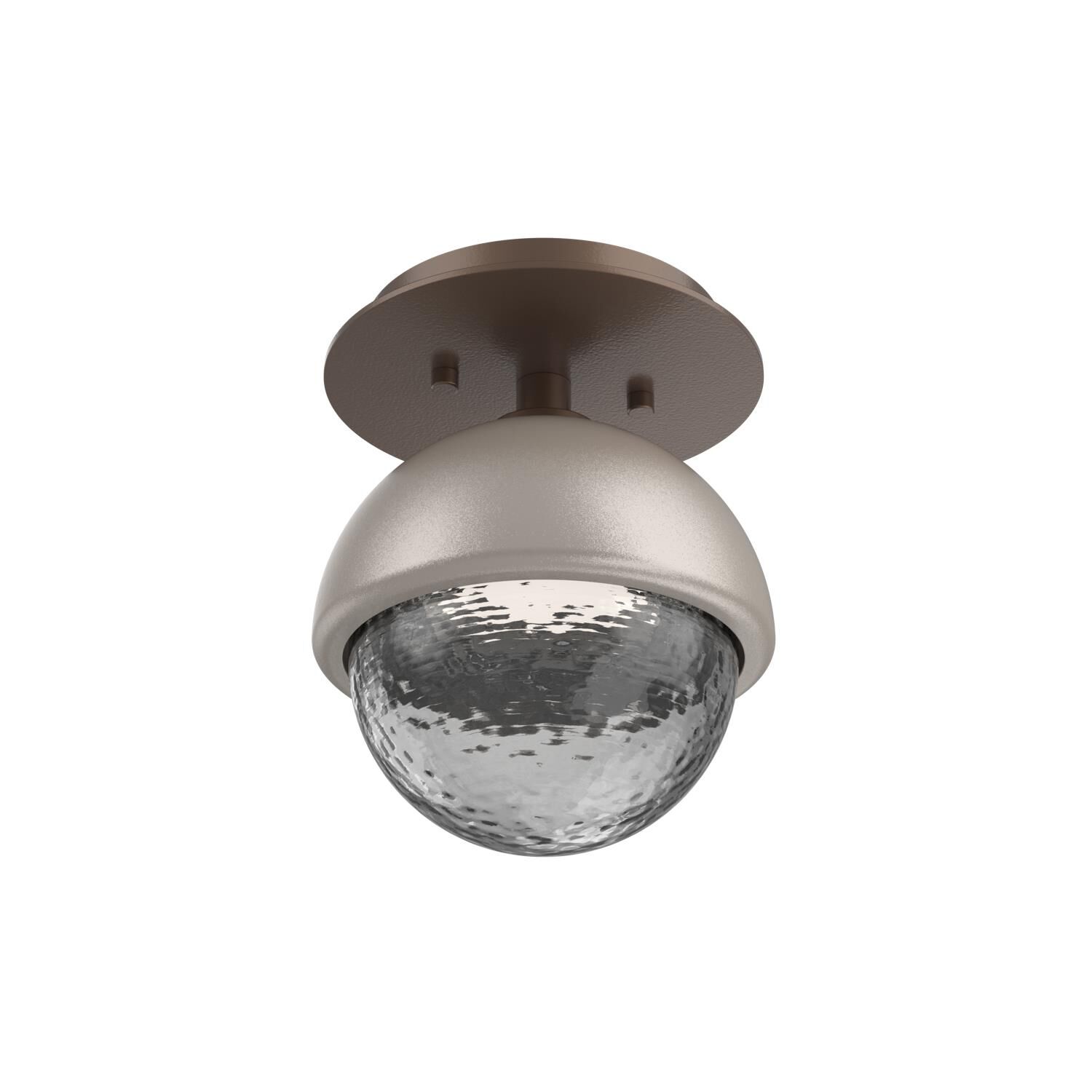 Shown in Burnished Bronze finish and Smoke glass and Beige Silver accent