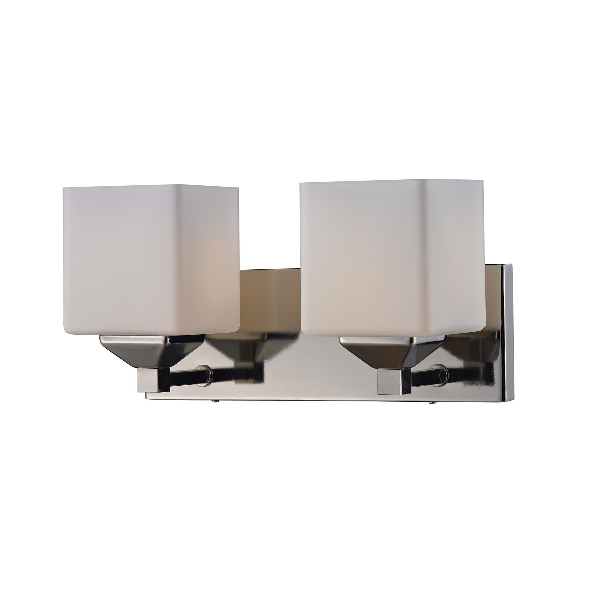Shown in Chrome finish and Glass shade