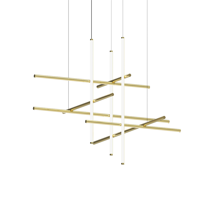 Labyrinth 61 Inch Chandelier by Sonneman