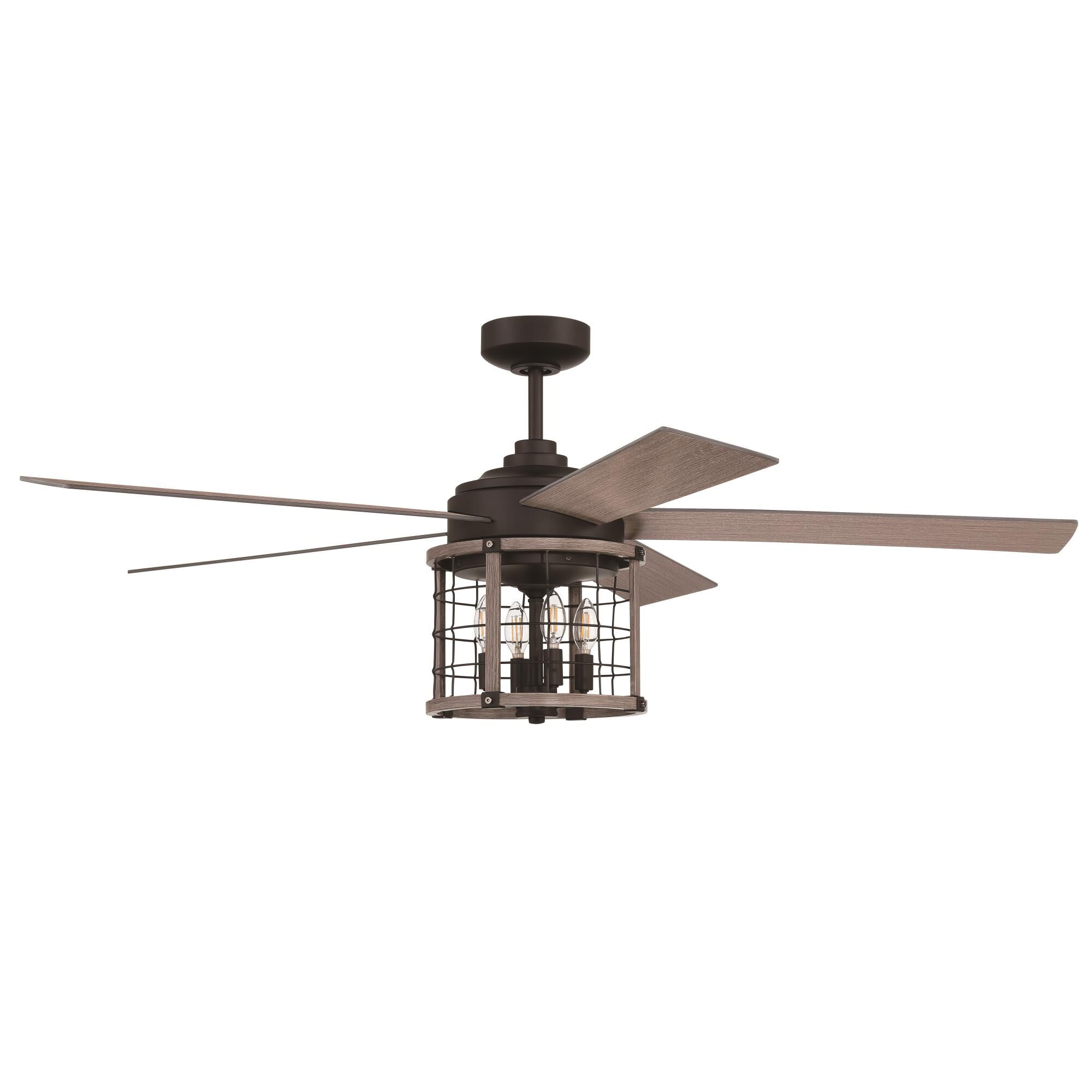 Nicolas 56 Inch Ceiling Fan with Light Kit by Craftmade