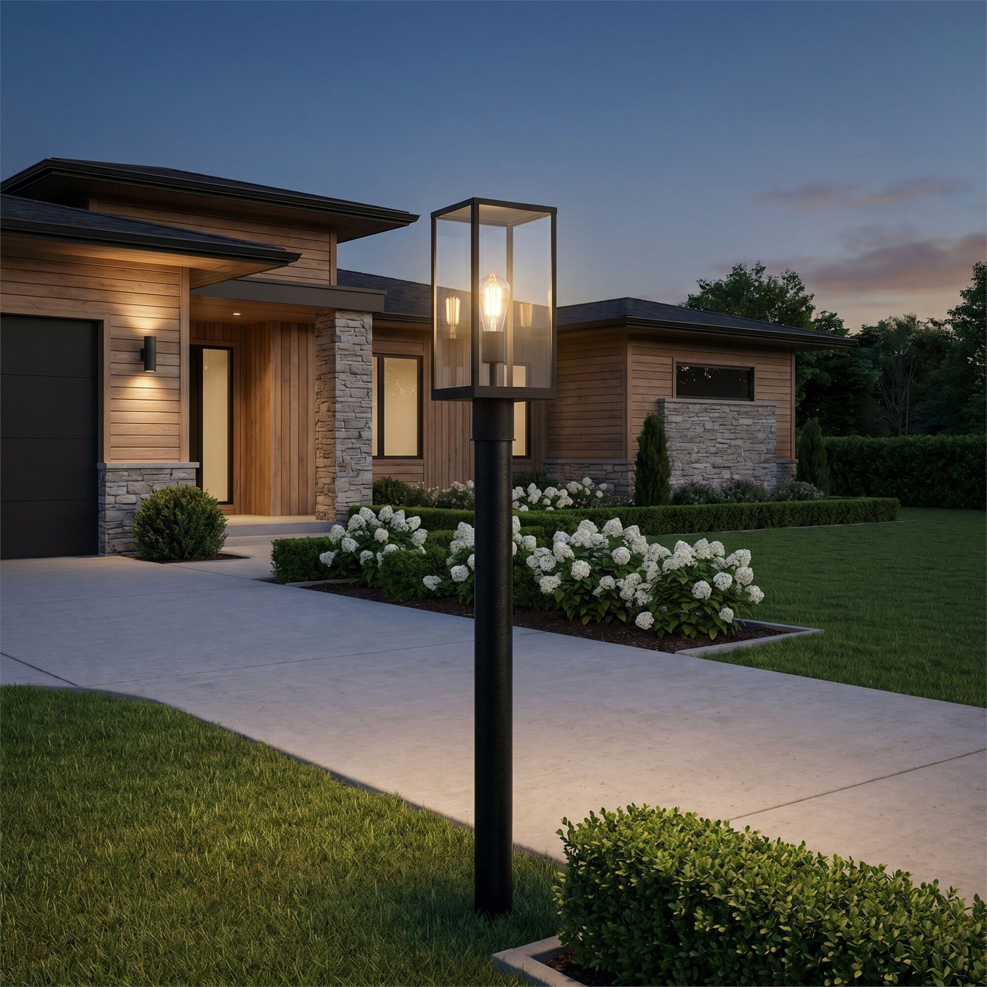 Drew & Jonathan Howell 17 Inch Outdoor Post Lamp,