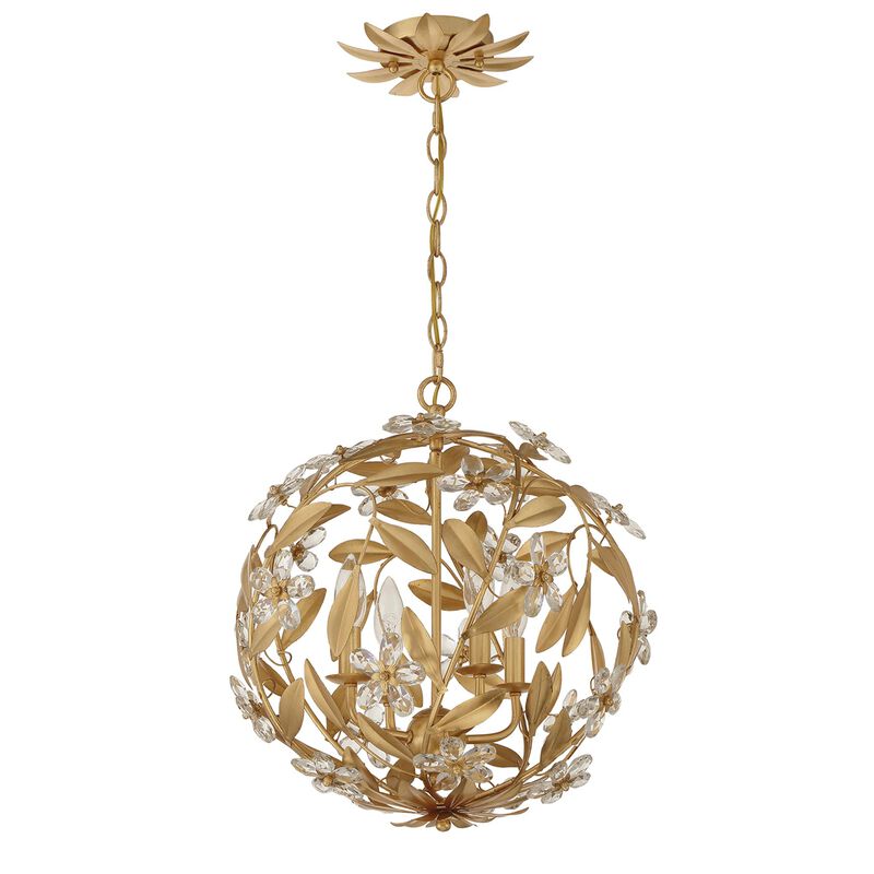 Marselle Small Pendant Light by Crystorama