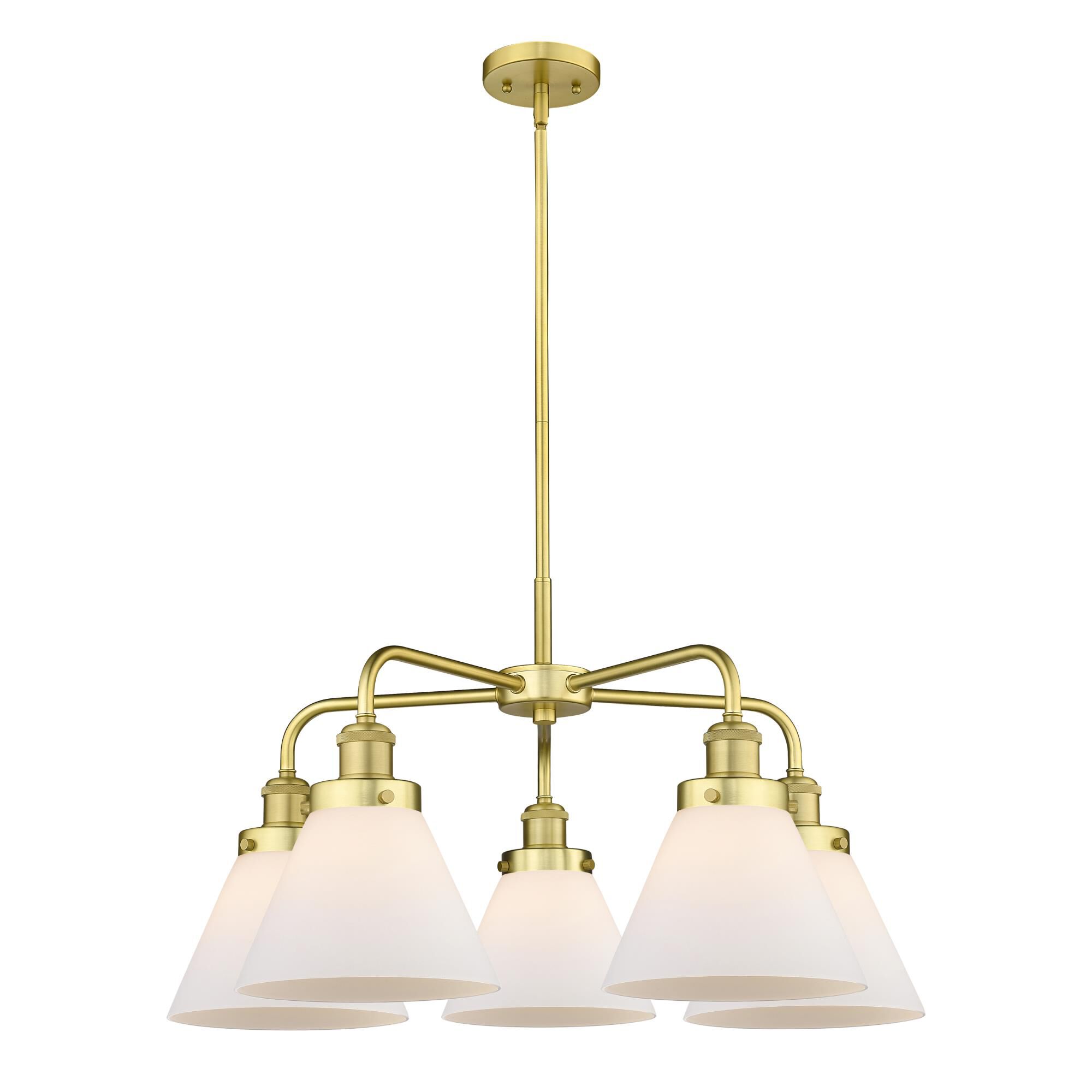 Bruno Marashlian Cone 25 Inch 5 Light Chandelier by Innovations Lighting