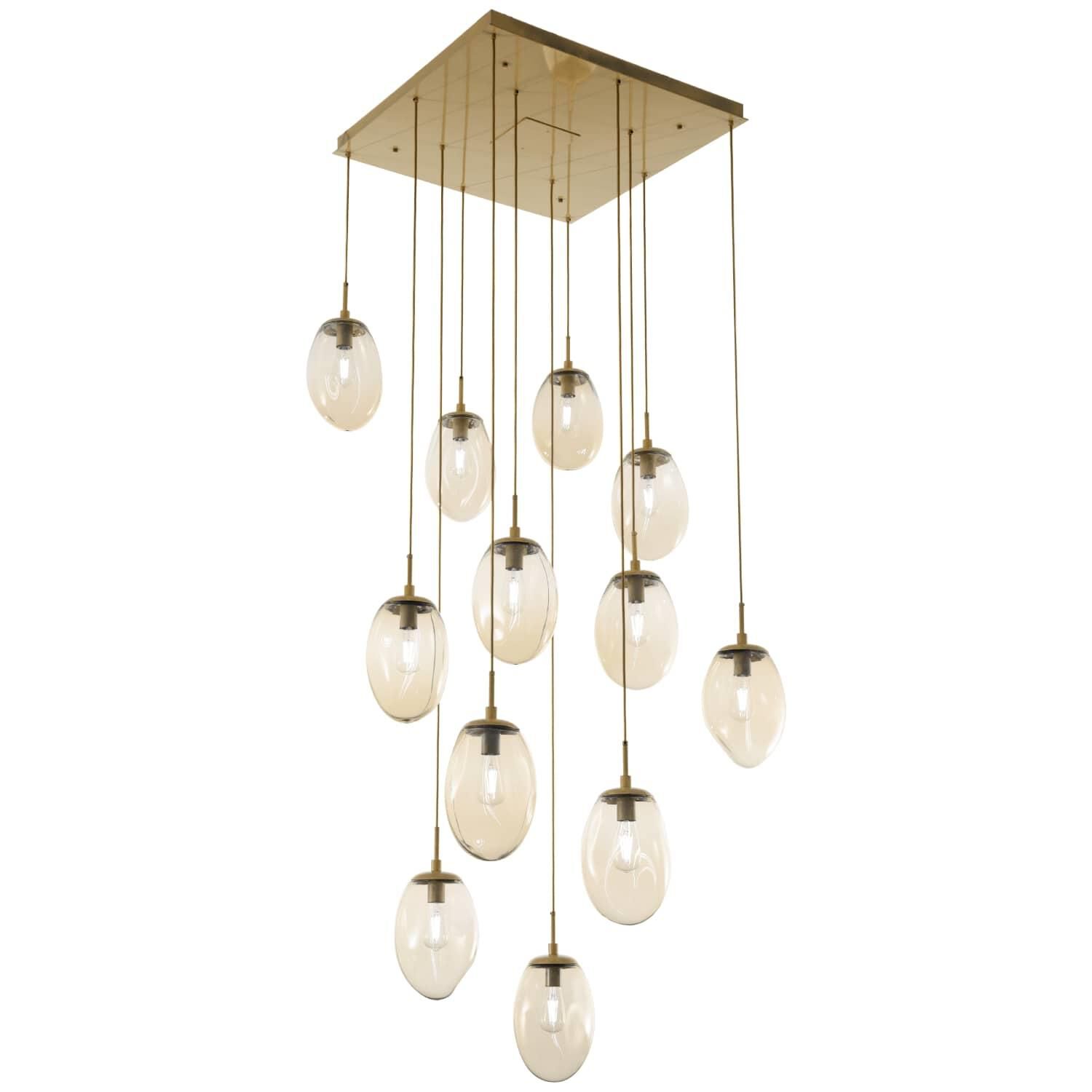 Levi Wilson Nebula 35 Inch 12 Light Multi Light Pendant by Hammerton Studio
