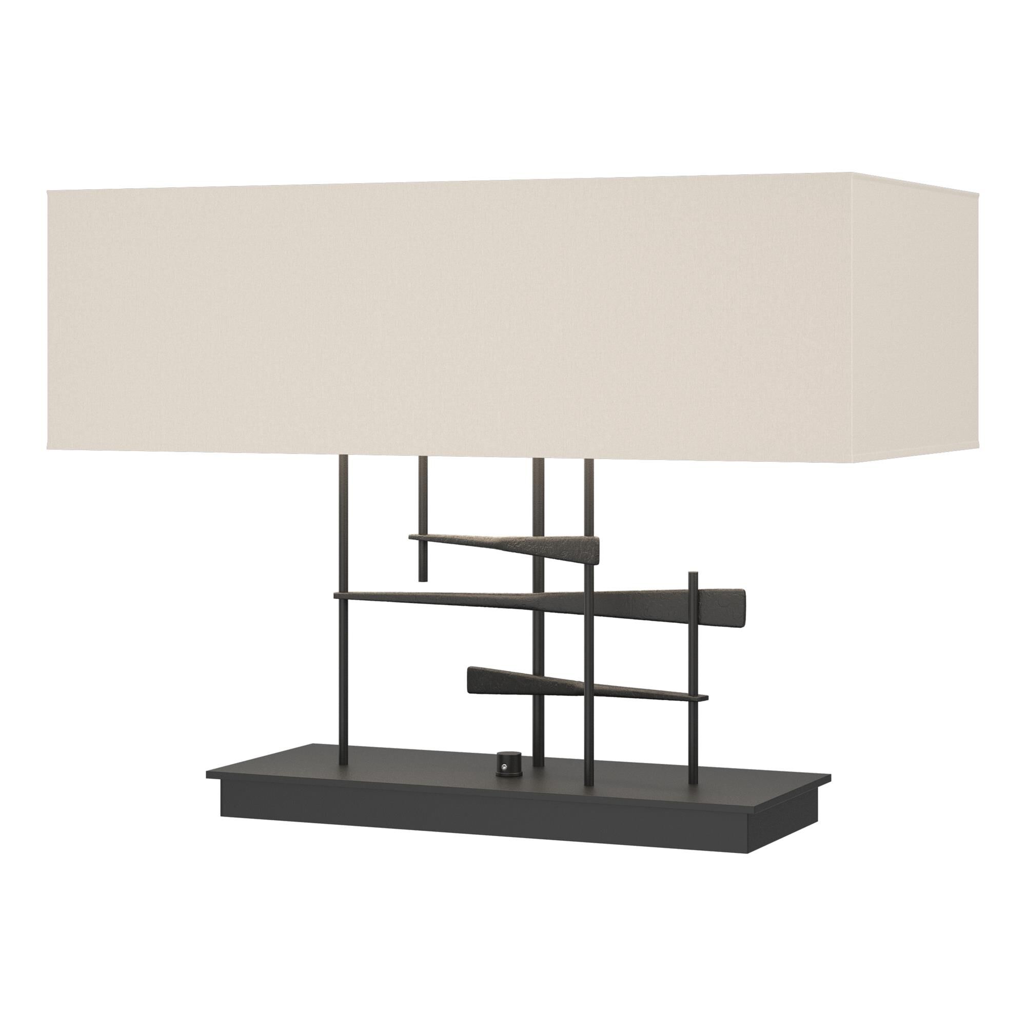 Shown in Black finish and Flax shade