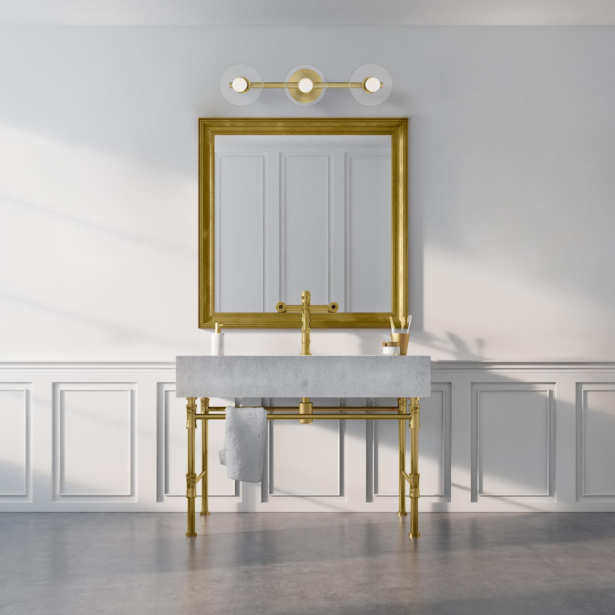 Litto 24 Inch 3 Light Bath Vanity Light by Designers Fountain