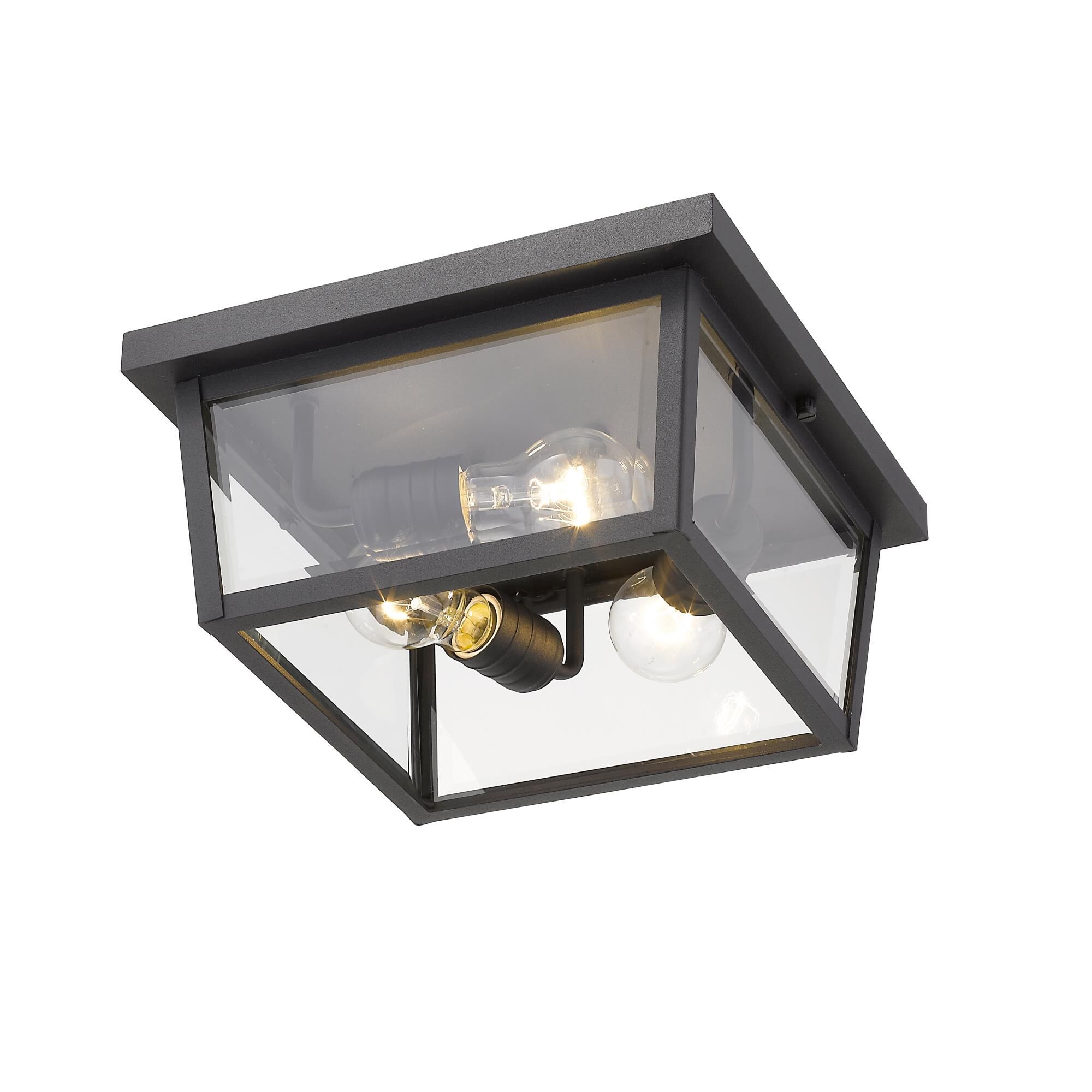 Beacon 12 Inch 3 Light Outdoor Flush Mount by Z-Lite