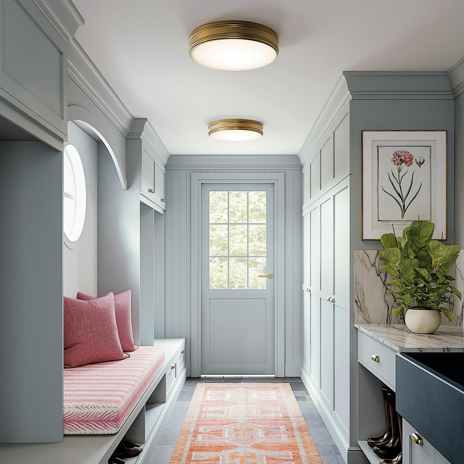 Vale 16 Inch Flush Mount by Capital Lighting