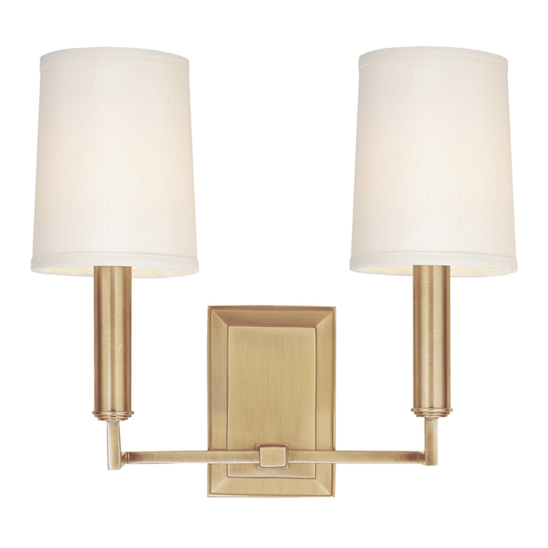 Clinton 12 Inch 2 Light Wall Sconce by Hudson Valley Lighting