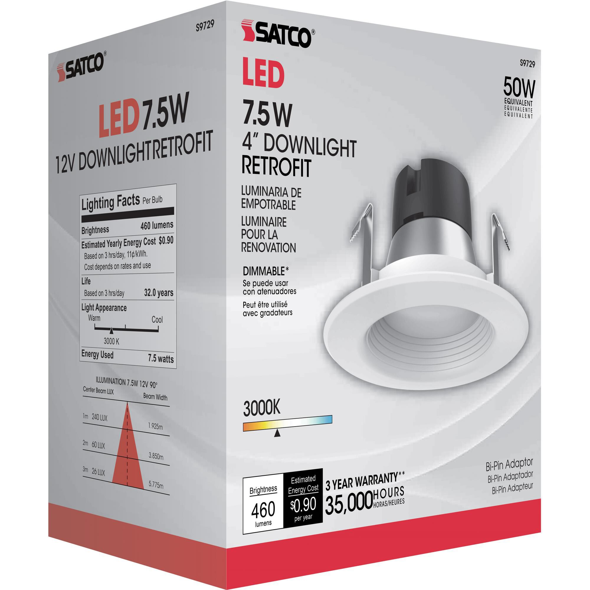 Shown in White - Frosted finish