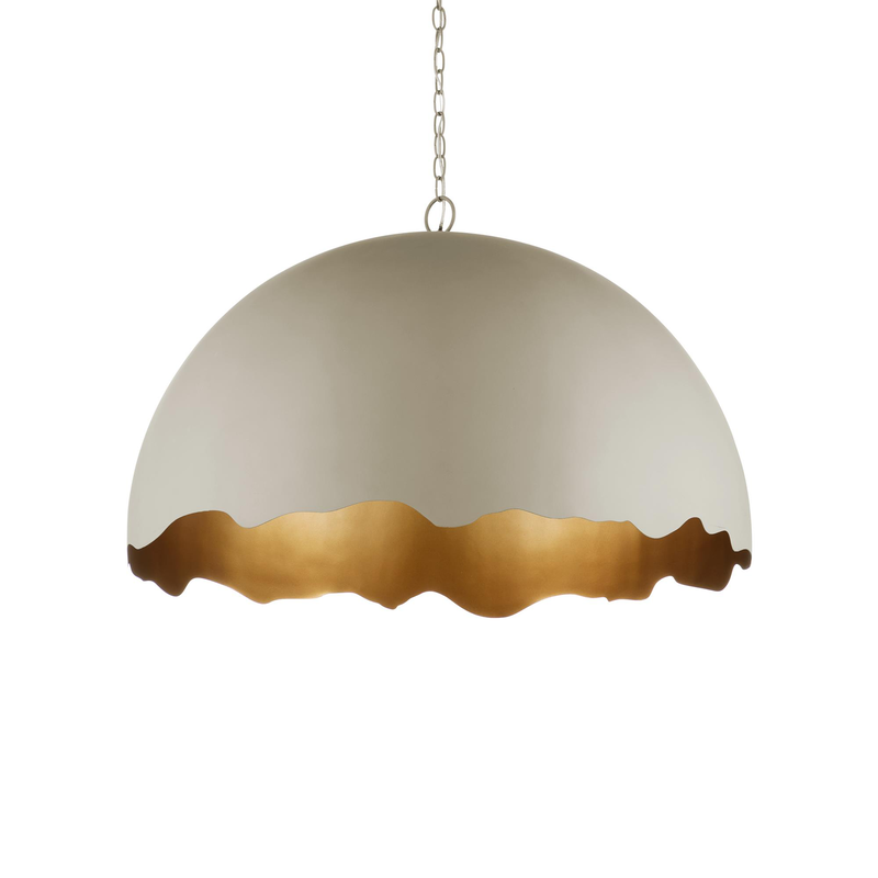 Tamago Large Pendant Light by Currey & Company