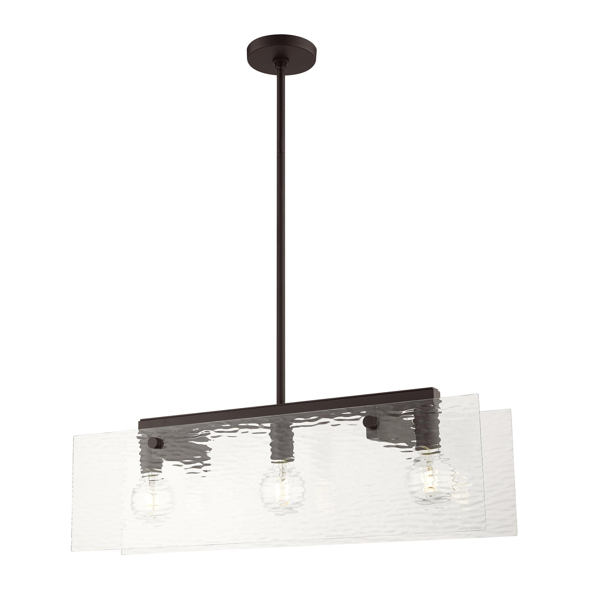 Ashcroft 30 Inch 3 Light Linear Suspension Light by Livex Lighting