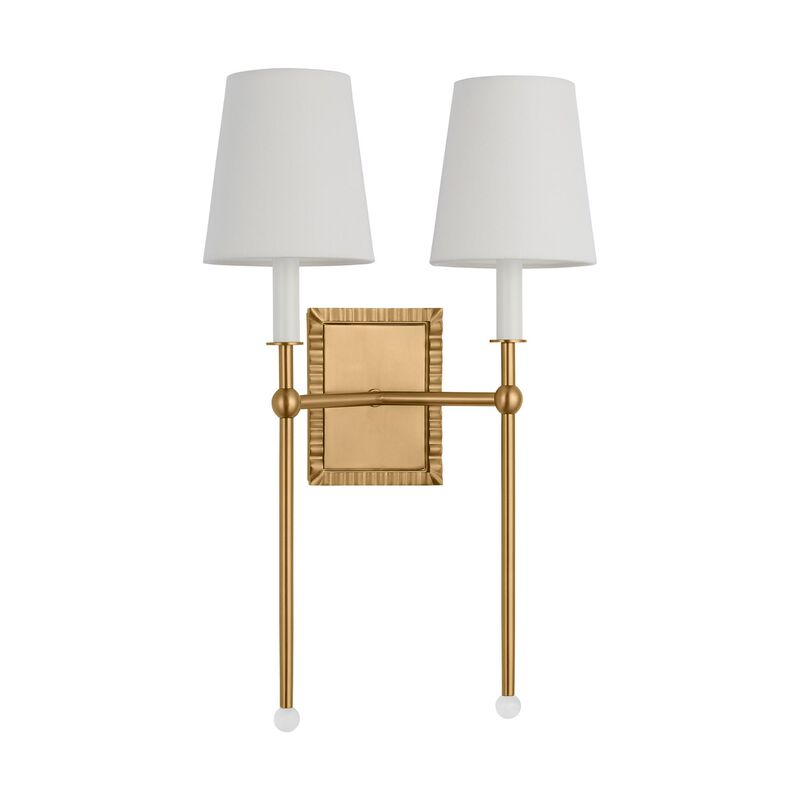 Alexa Hampton Baxley 21 Inch 2 Light Wall Sconce by Visual Comfort Studio