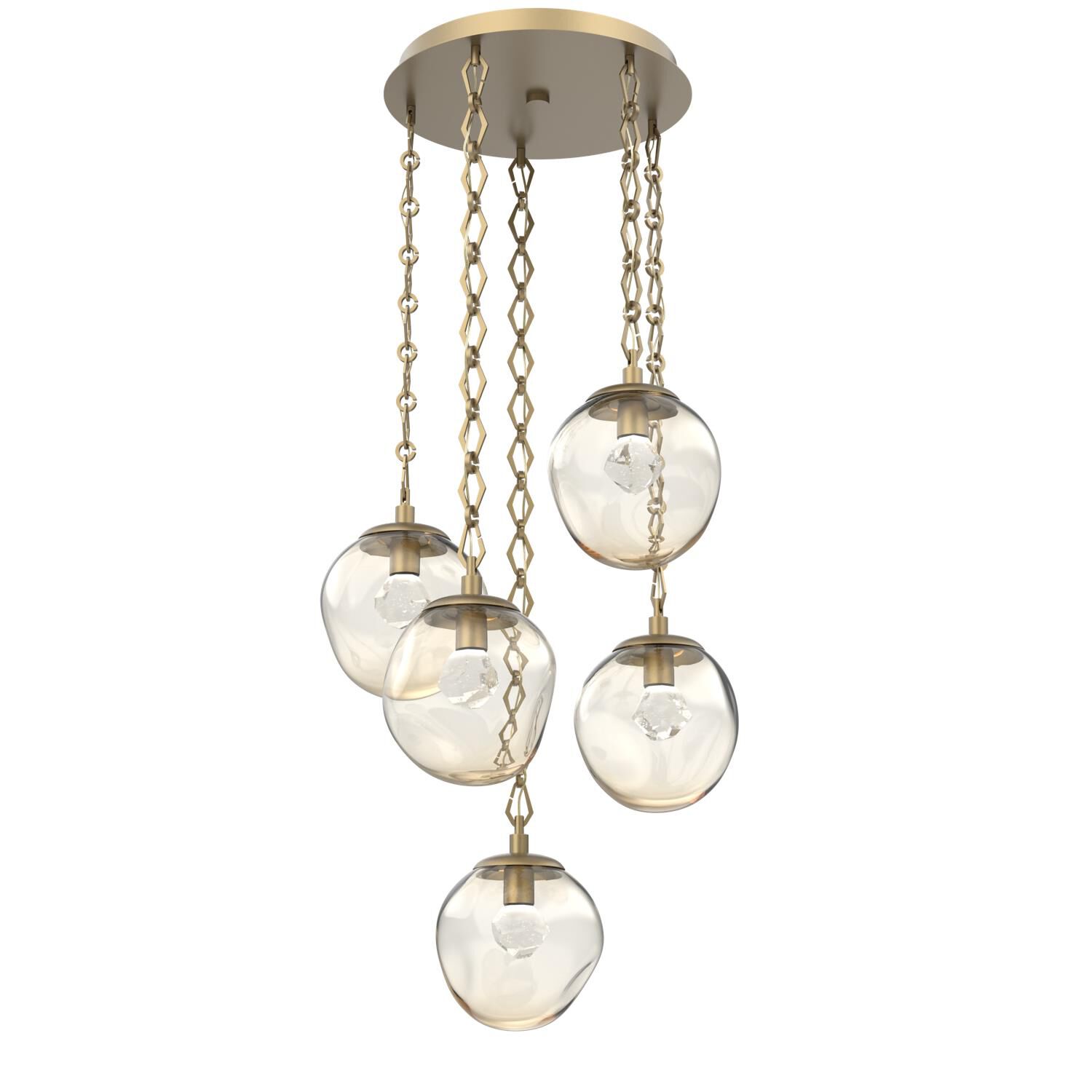 Levi Wilson Aster Led 24 Inch Multi Light Pendant by Hammerton Studio
