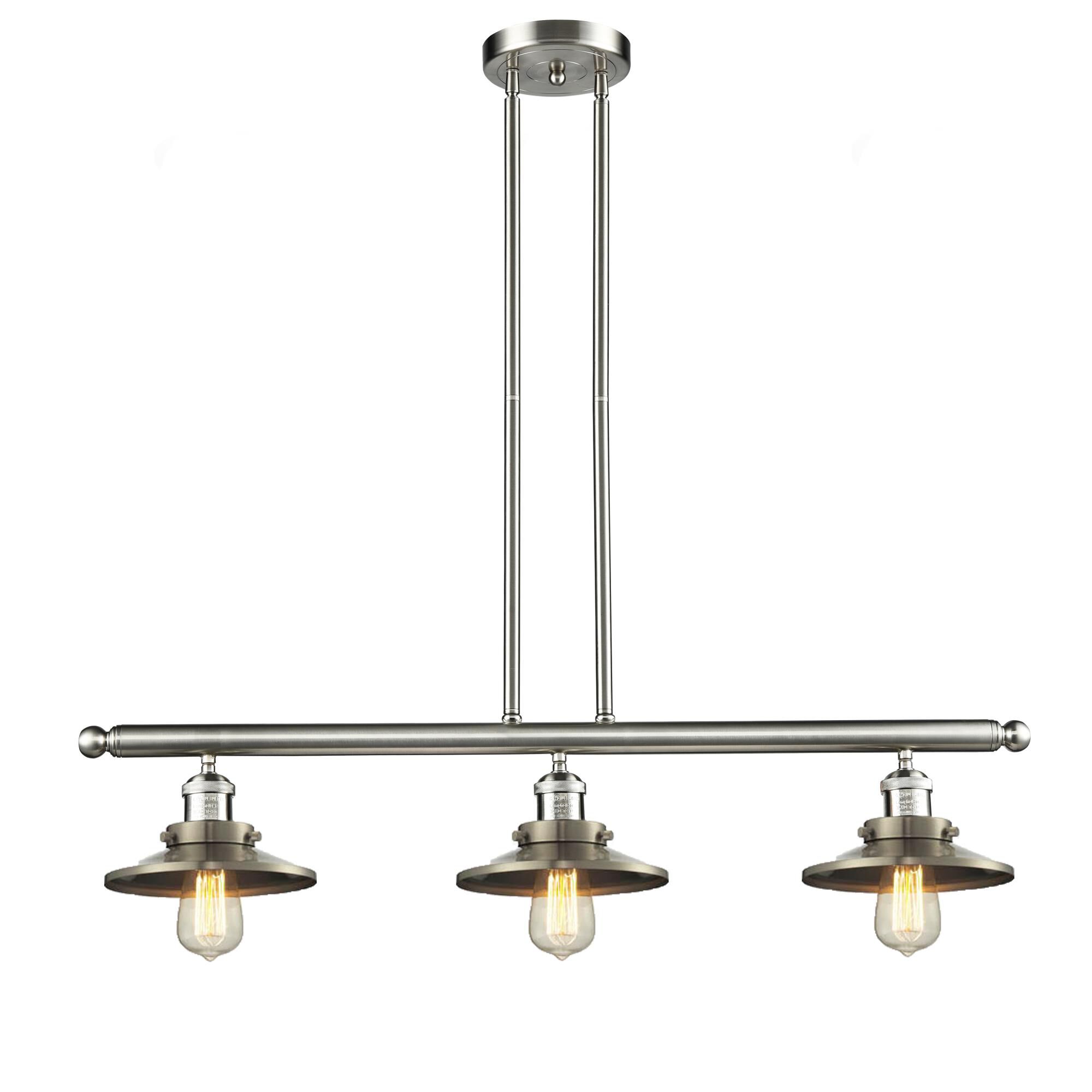 Bruno Marashlian Railroad 36 Inch 3 Light Linear Suspension Light by Innovations Lighting