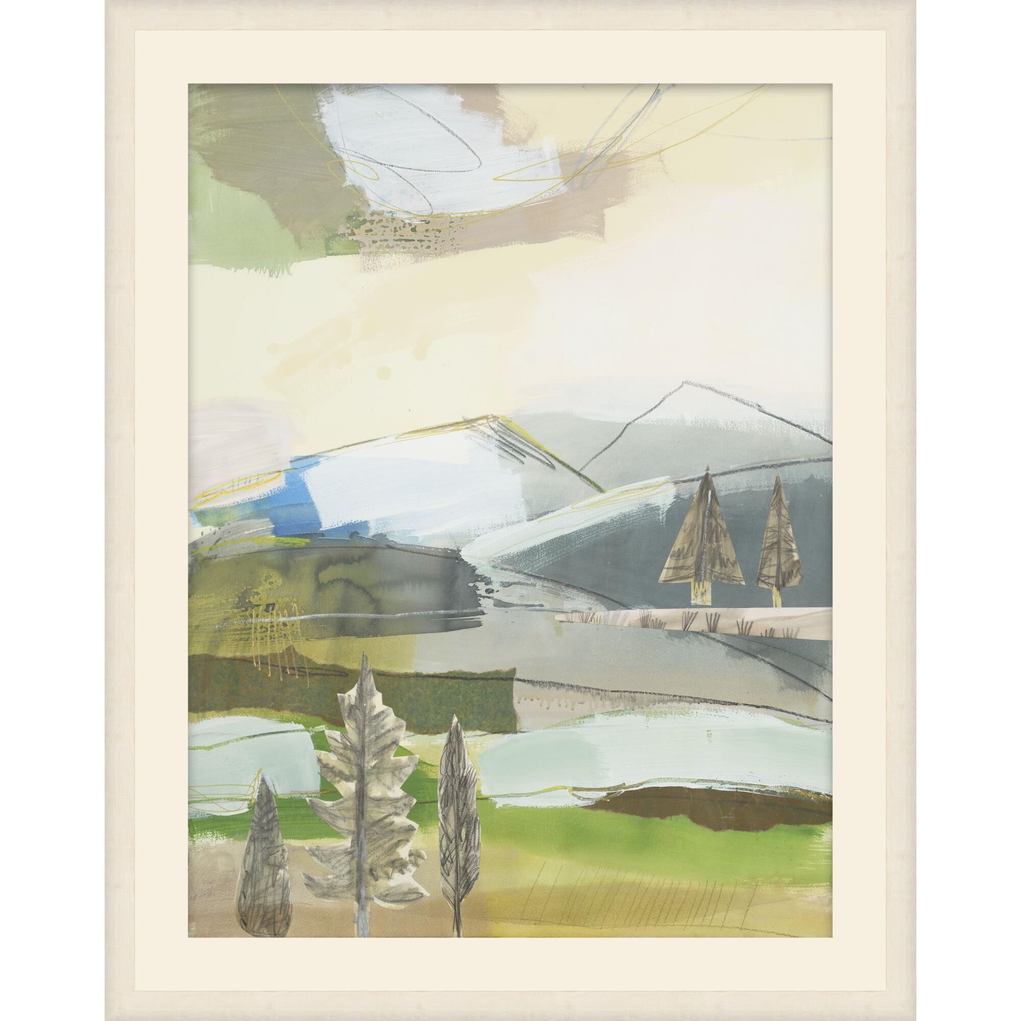 Jaded Hillside Print by LEVEL57