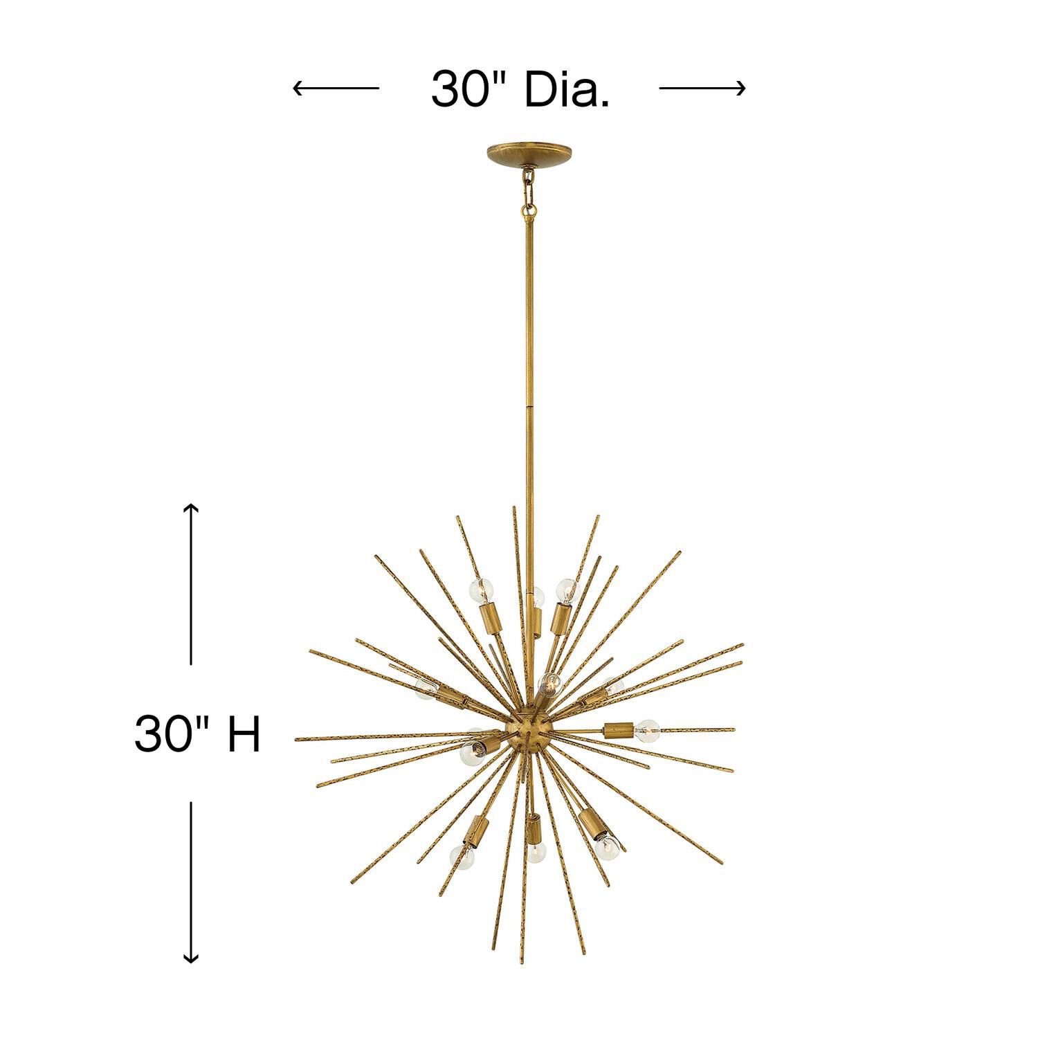 Tryst 30 Inch Large Pendant by Fredrick Ramond