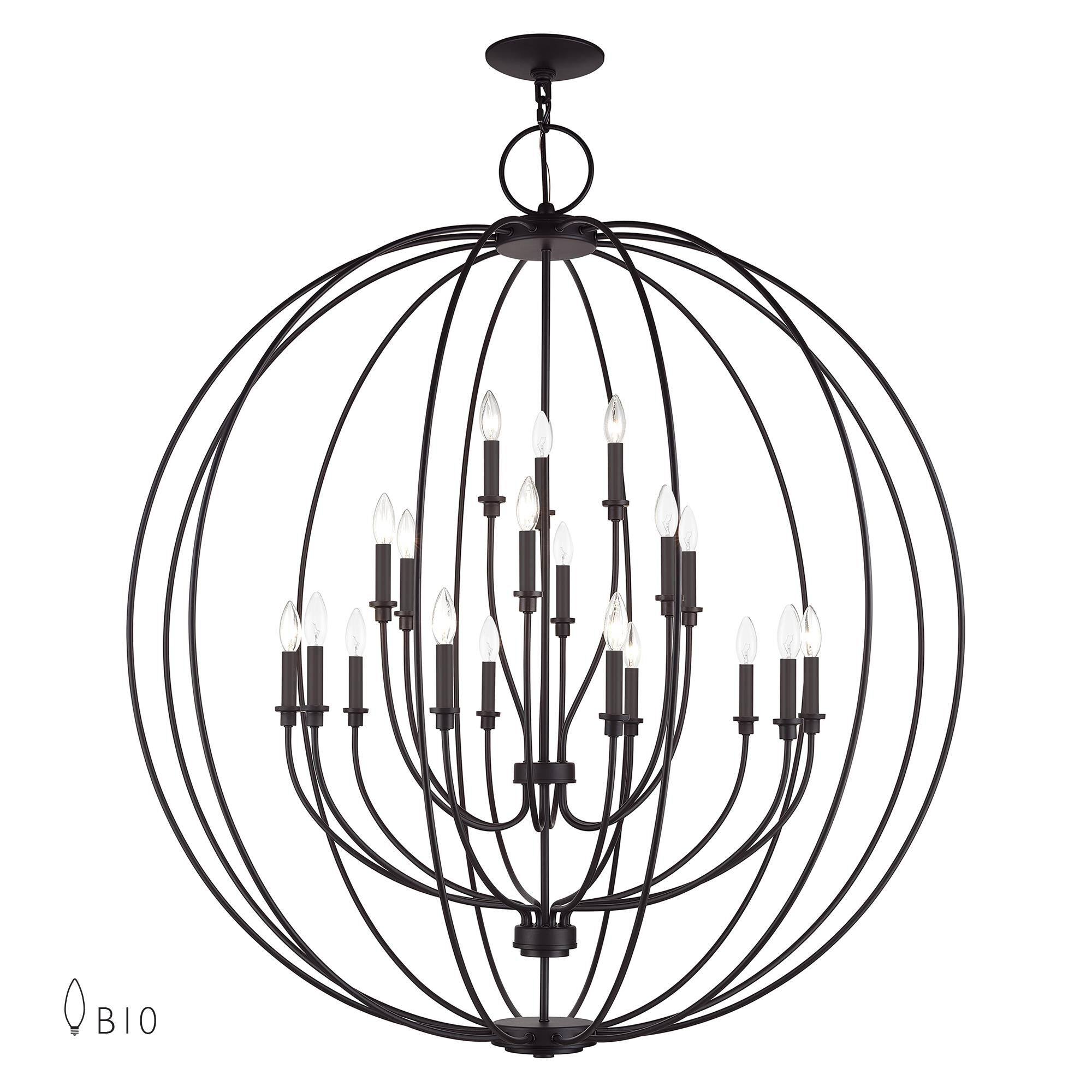 Milania 48 Inch Cage Pendant by Livex Lighting