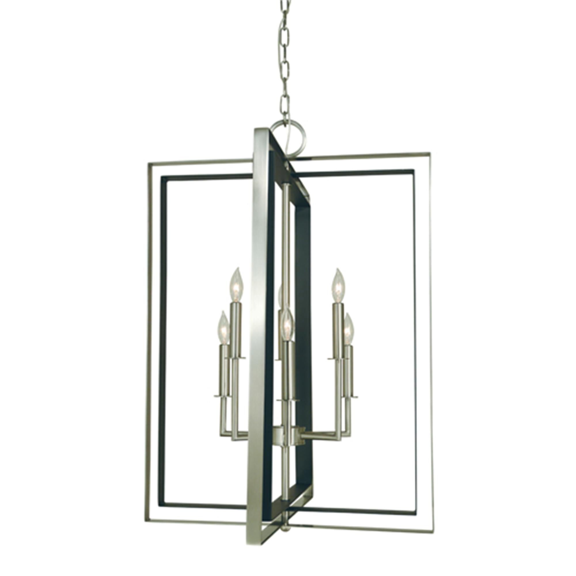 Shown in Brushed Nickel With Matte Black finish