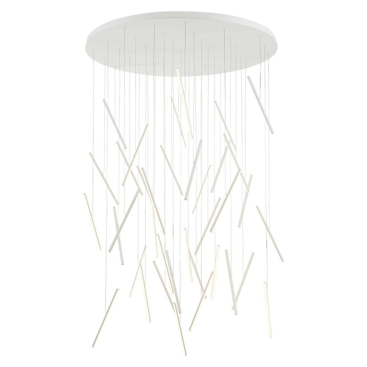 Chute 50 Inch Multi Light Pendant by Kuzco Lighting