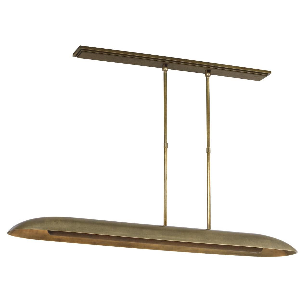 Shown in Mottled Brass And Warm Walnut finish