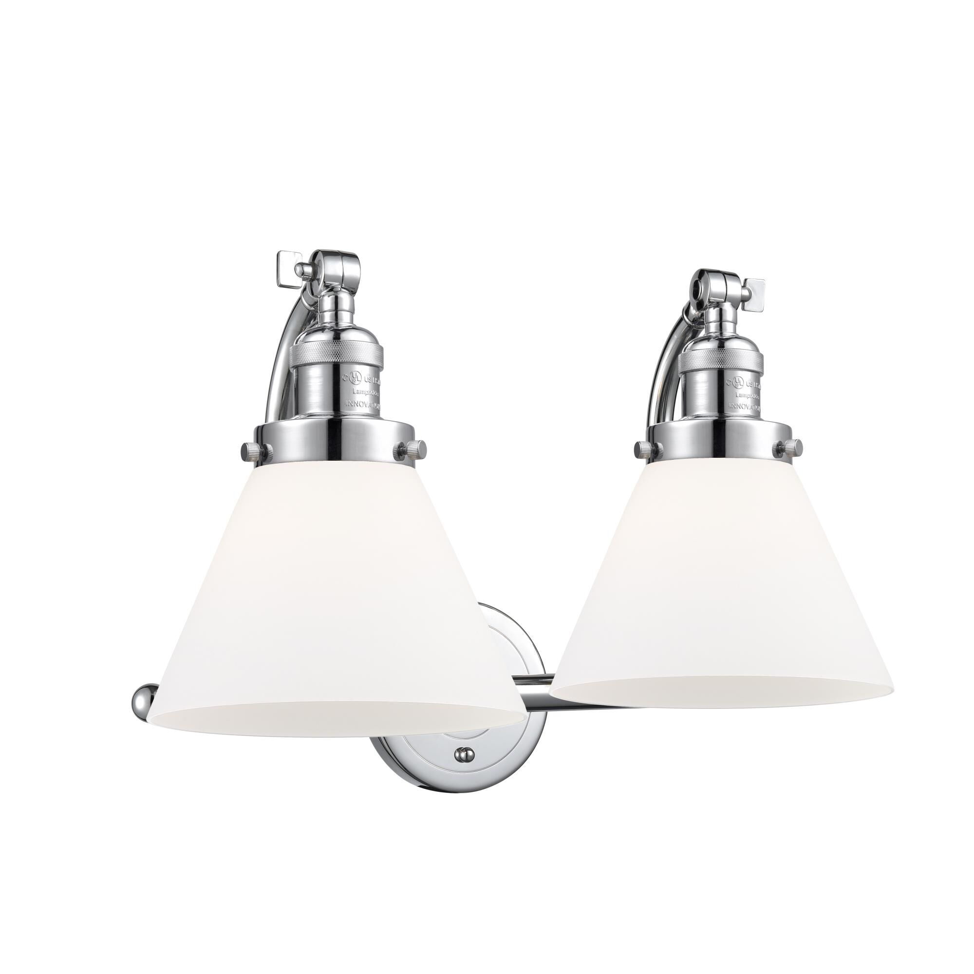 Bruno Marashlian Large Cone 18 Inch 2 Light Bath Vanity Light by Innovations Lighting