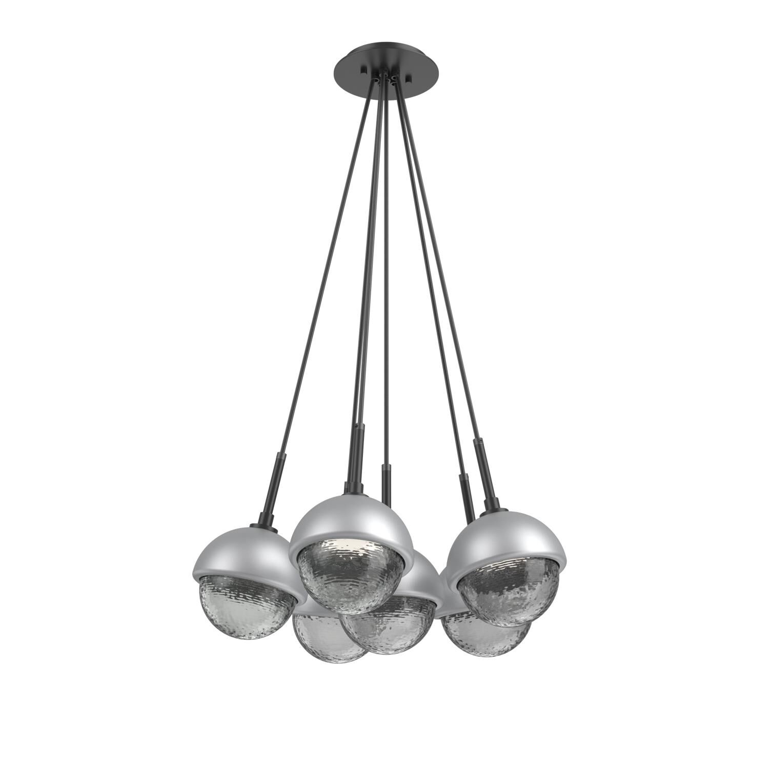Levi Wilson Cabochon 19 Inch Multi Pendant Light by Hammerton Studio