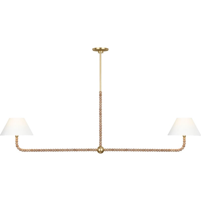 Fiona Large Linear Chandelier by Visual Comfort Studio