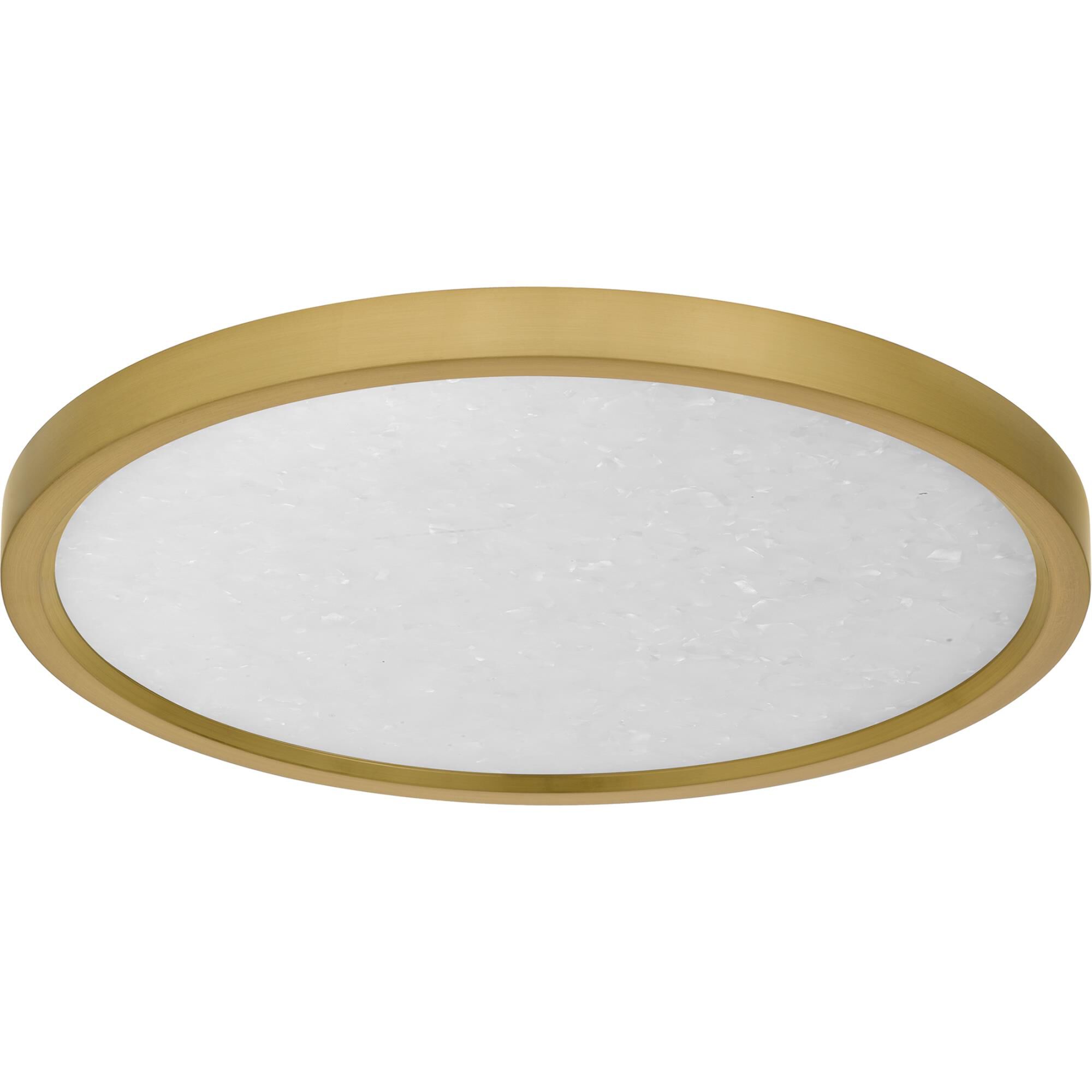 Shown in Brushed Gold finish and Alabaster Acrylic shade
