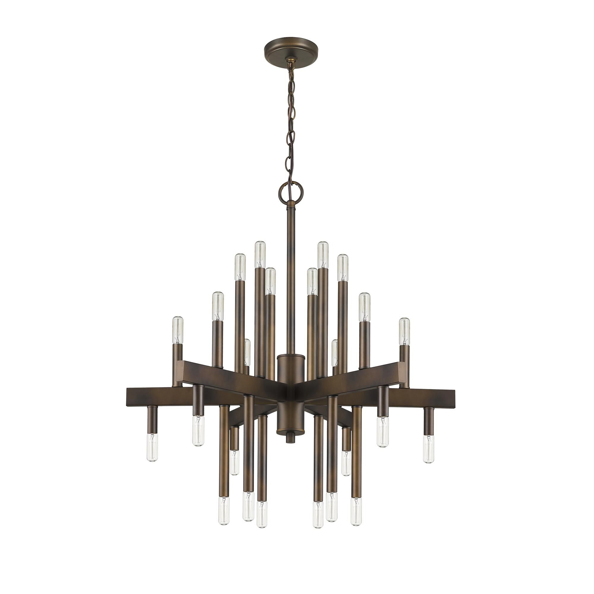 Shown in Oil-Rubbed Bronze finish and -- glass and -- shade