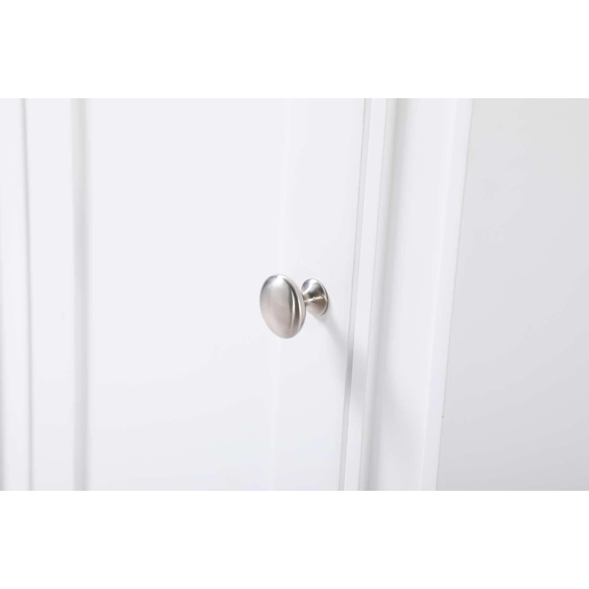 Shown in White finish