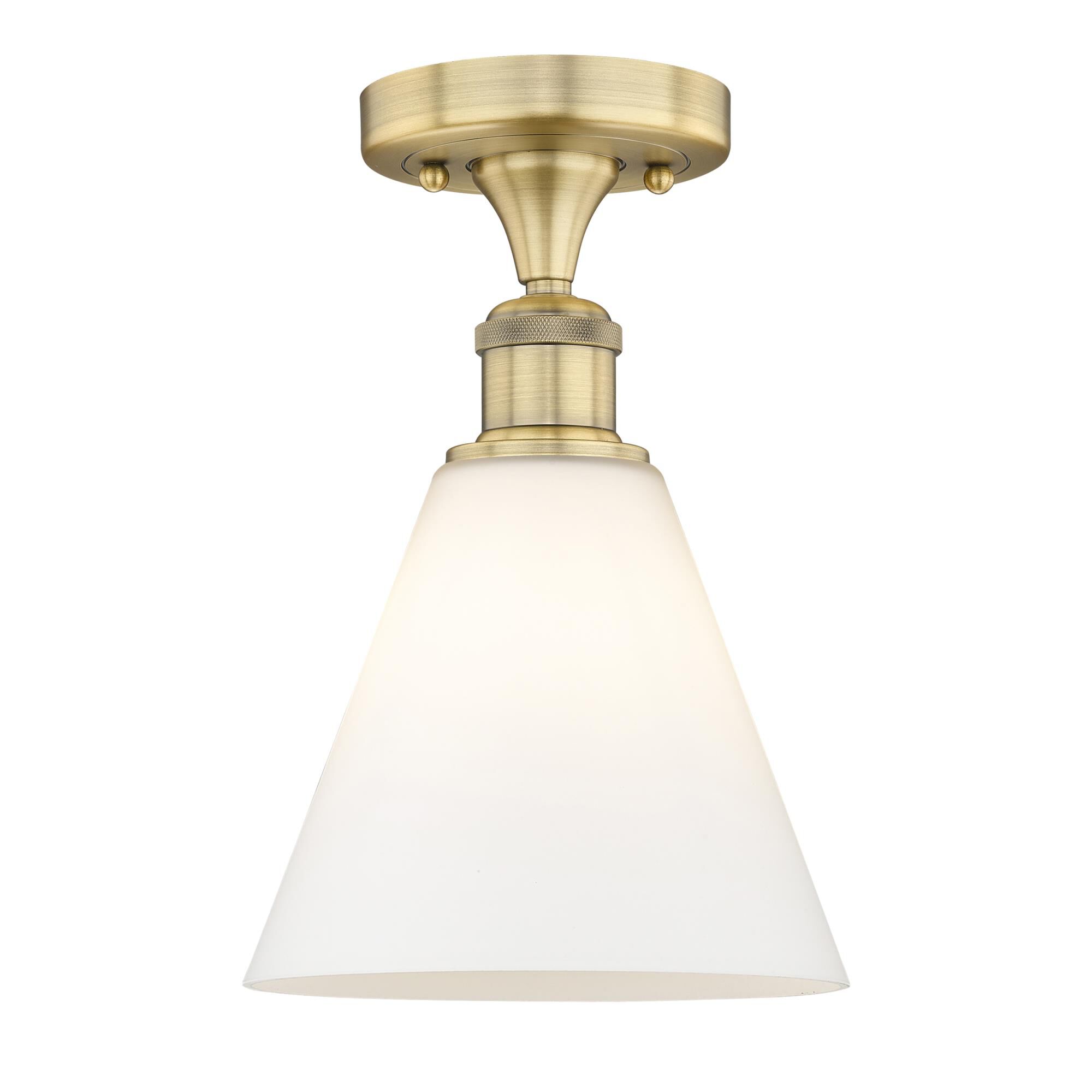 Bruno Marashlian Berkshire 8 Inch 1 Light Semi Flush Mount by Innovations Lighting
